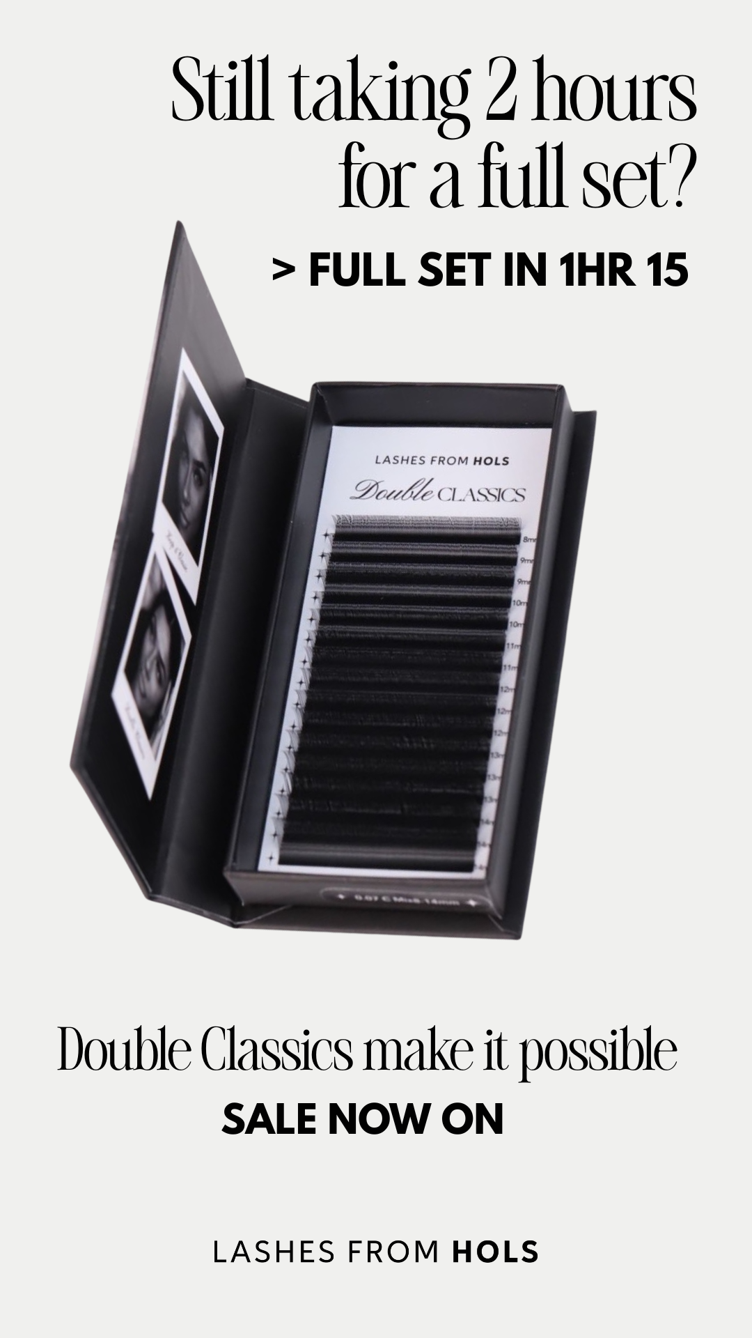 Lashes From Hols Facebook ad: Bank Holiday Sale
