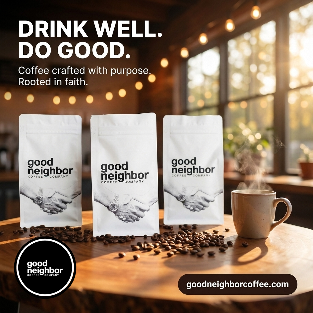 Good Neighbor Coffee Company Facebook ad