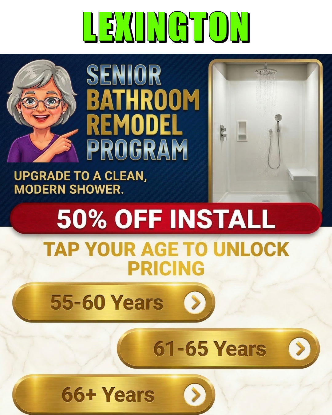 Reece Builders Bath Replacement Facebook ad