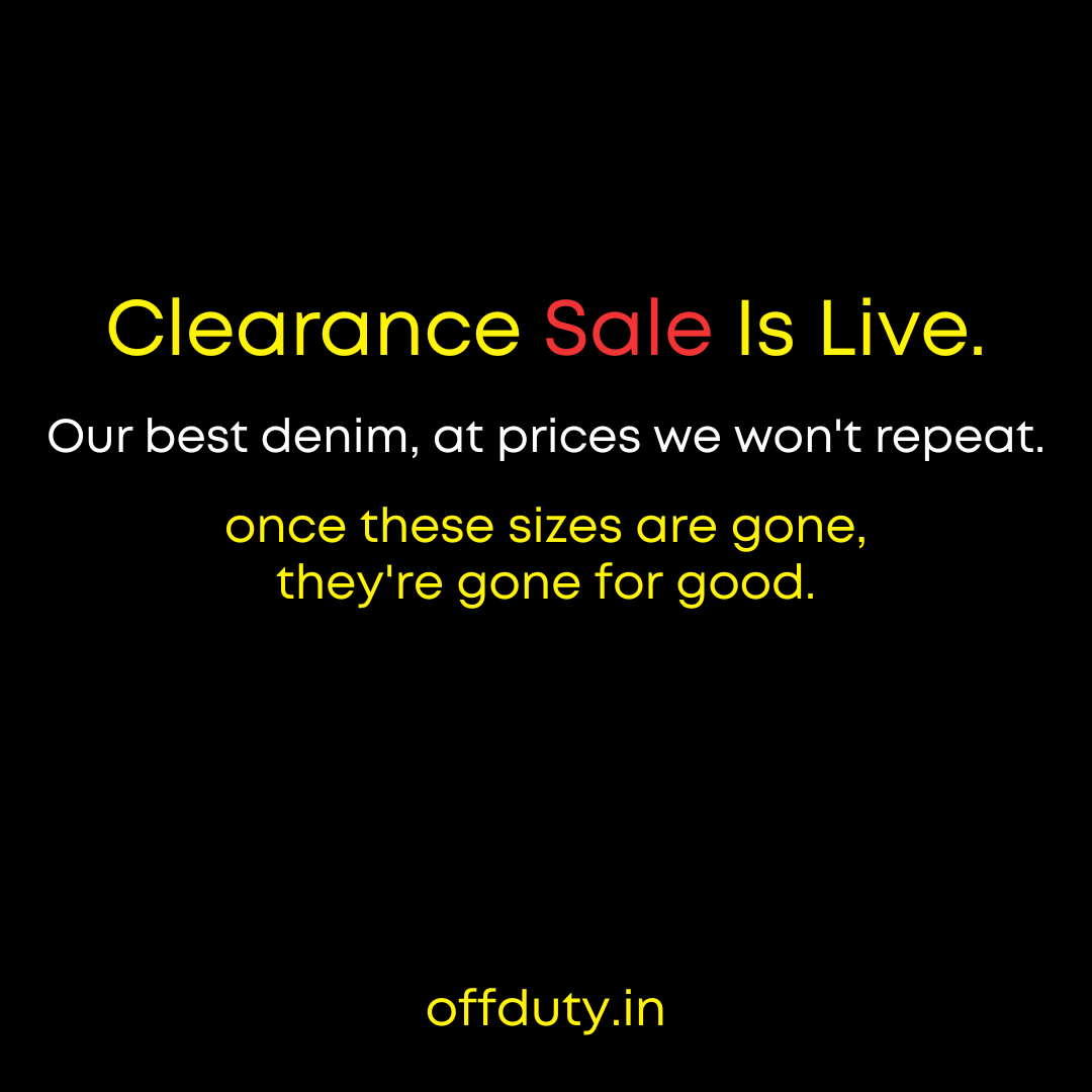 OffDuty India Facebook ad