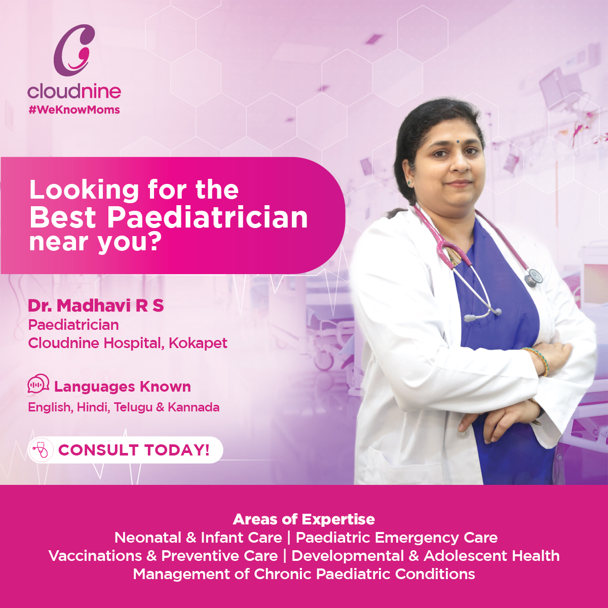 Cloudnine Hospital - Kokapet, Hyderabad Facebook ad