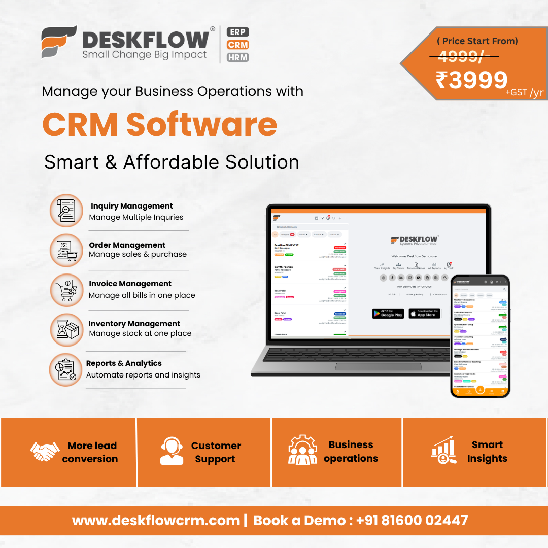 Deskflow Systems Pvt. Ltd. Facebook ad