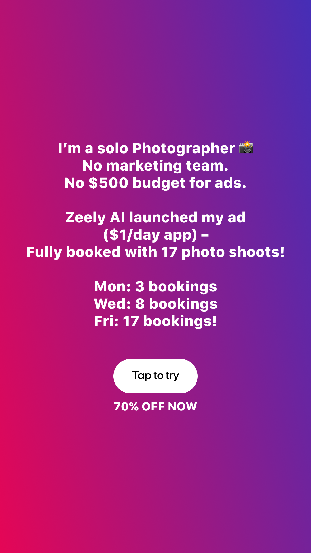 Zeely Facebook ad