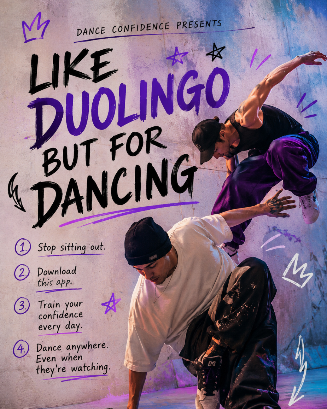 Hobby Skills Facebook ad: Dance Like Nobody's Watching, Just 5 Min a Day!