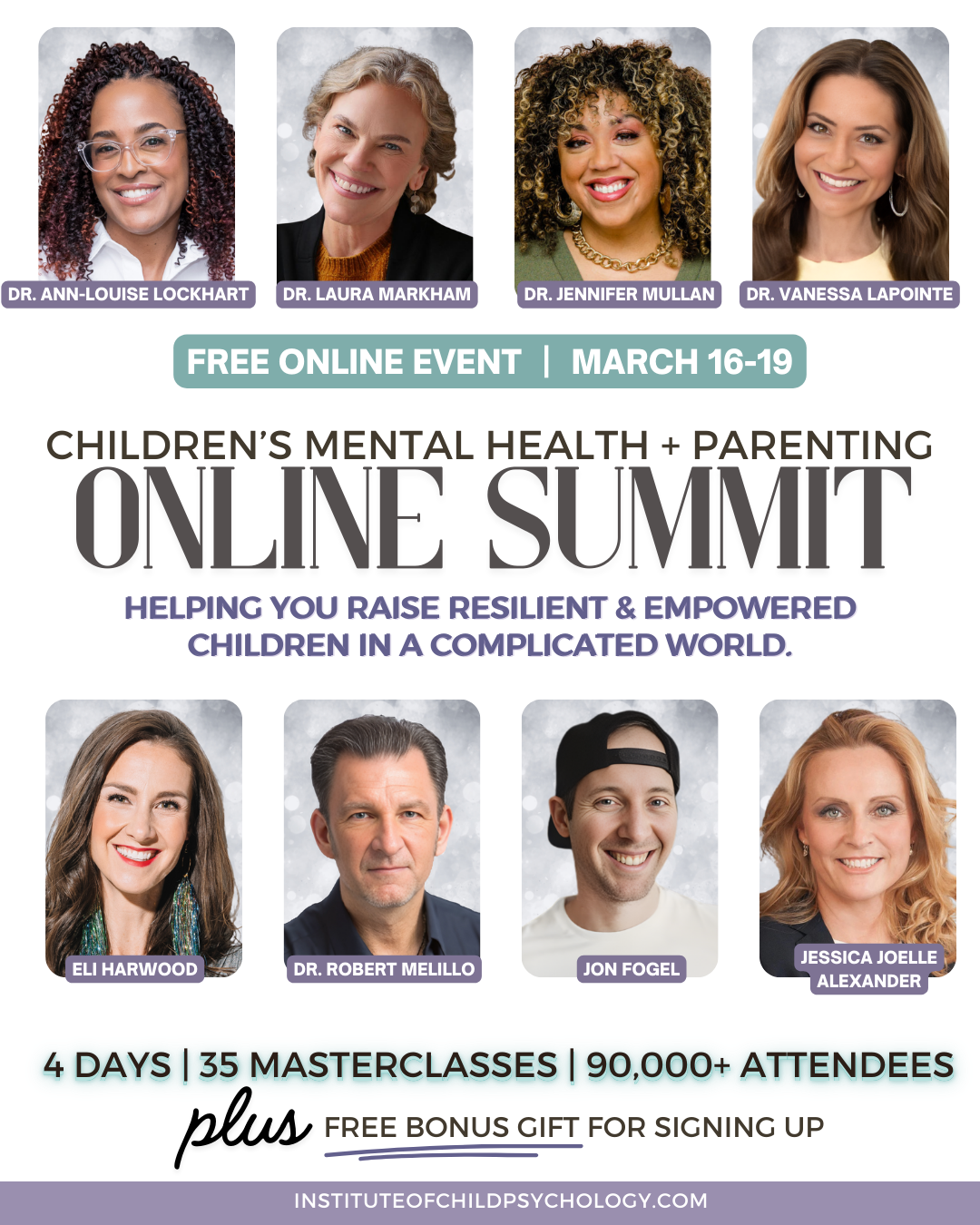 Institute of Child Psychology Facebook ad