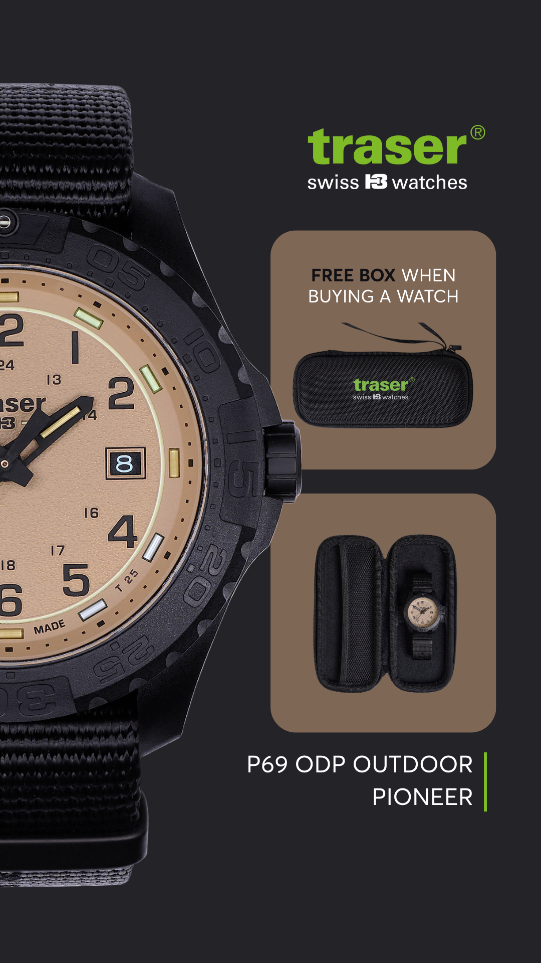traser swiss H3 watches Facebook ad