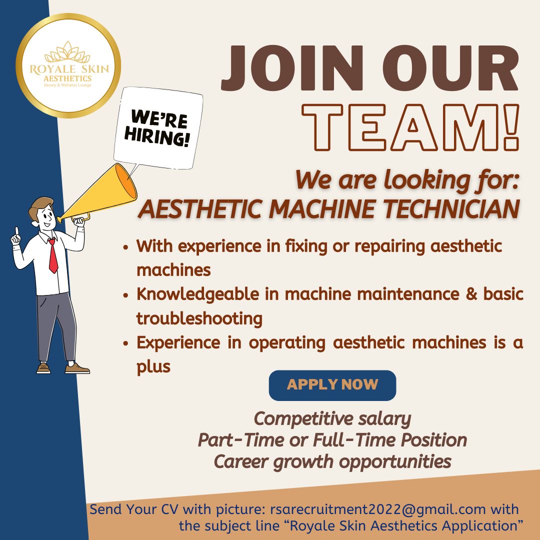Royale Skin Aesthetics Beauty & Wellness - Recruitment Facebook ad