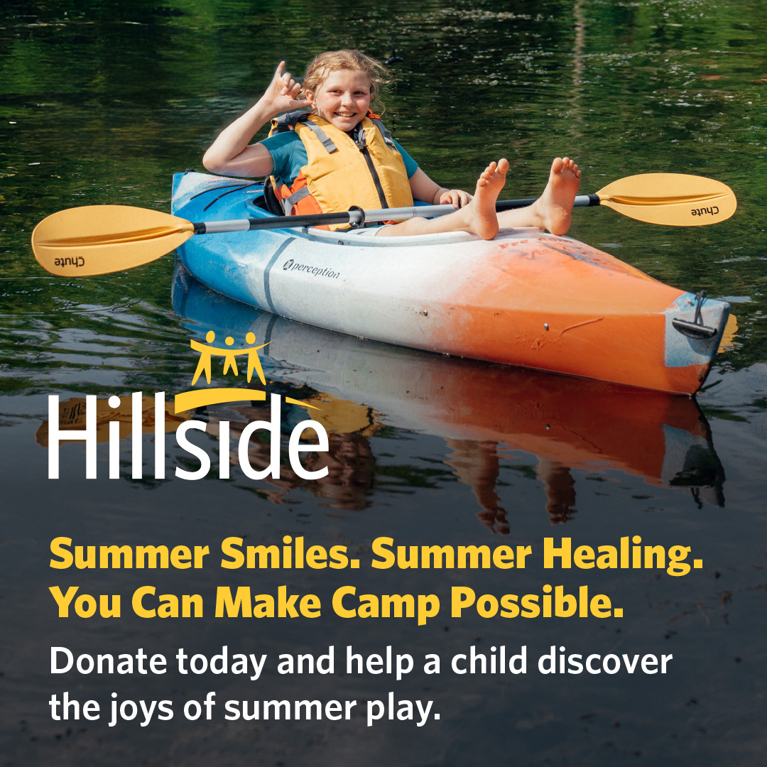 Hillside Family of Agencies Facebook ad: You Make Camp Possible-Give Today