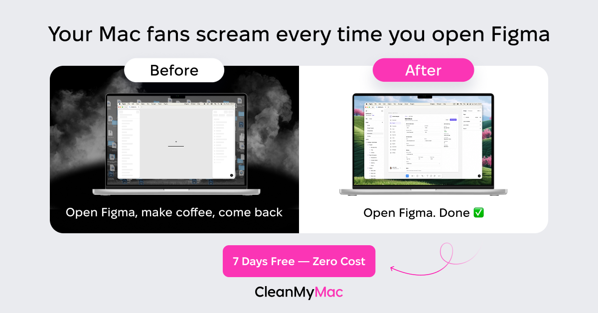 CleanMyMac Facebook ad