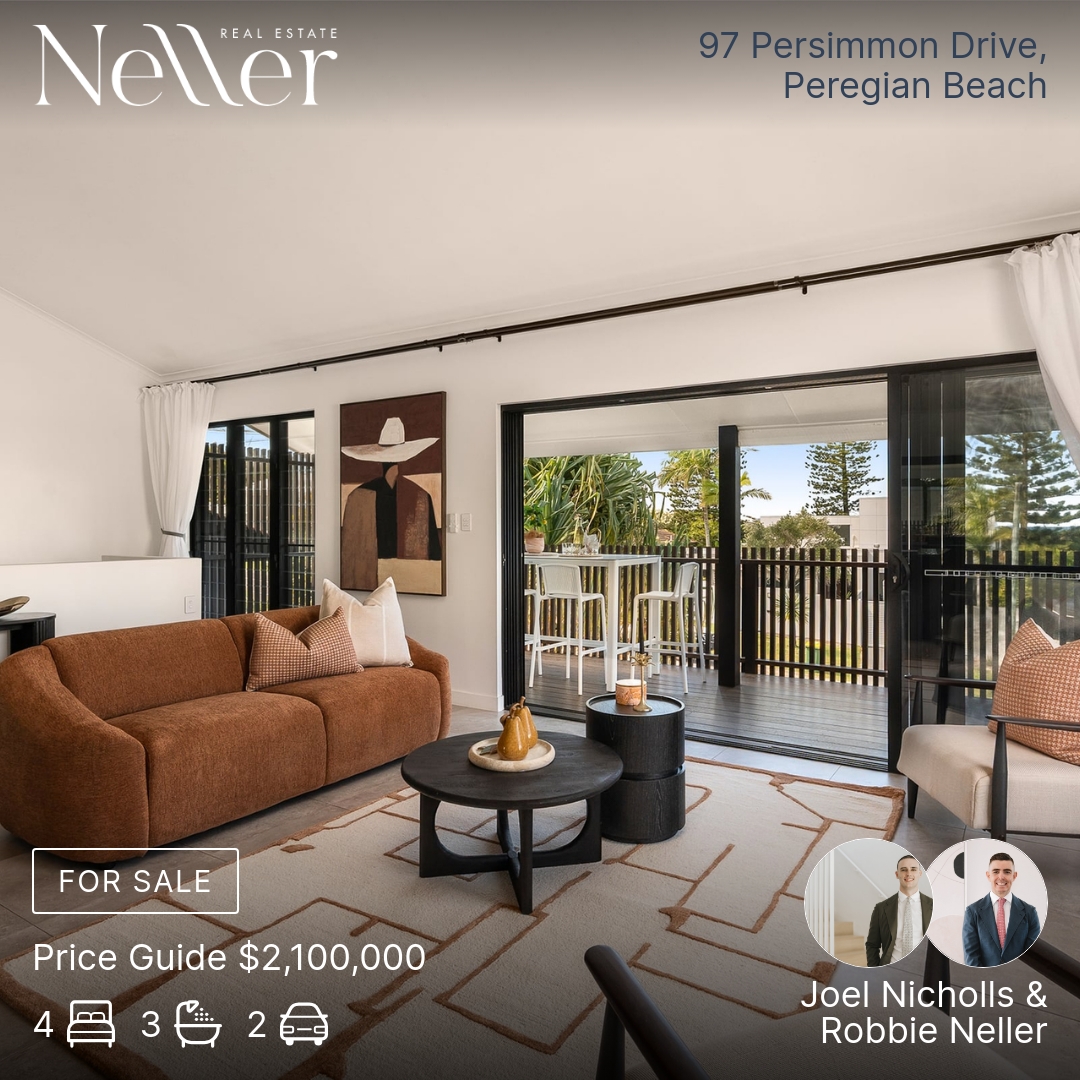 Neller Real Estate Facebook ad: 97 Persimmon Drive, Peregian Beach - For Sale