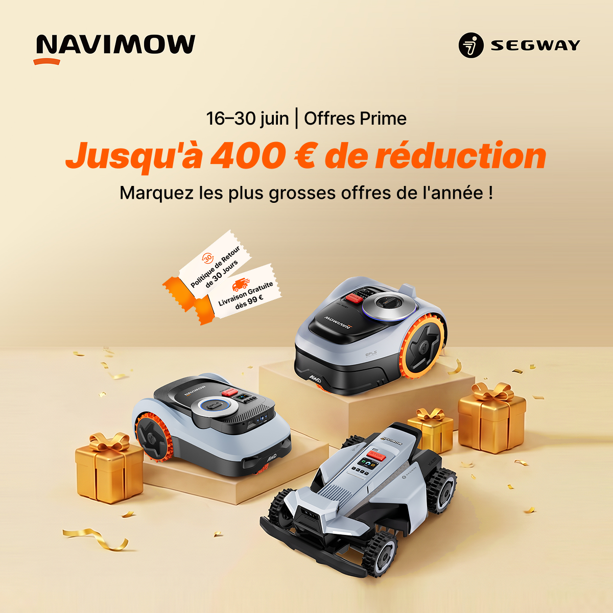 Segway Navimow FR Facebook ad