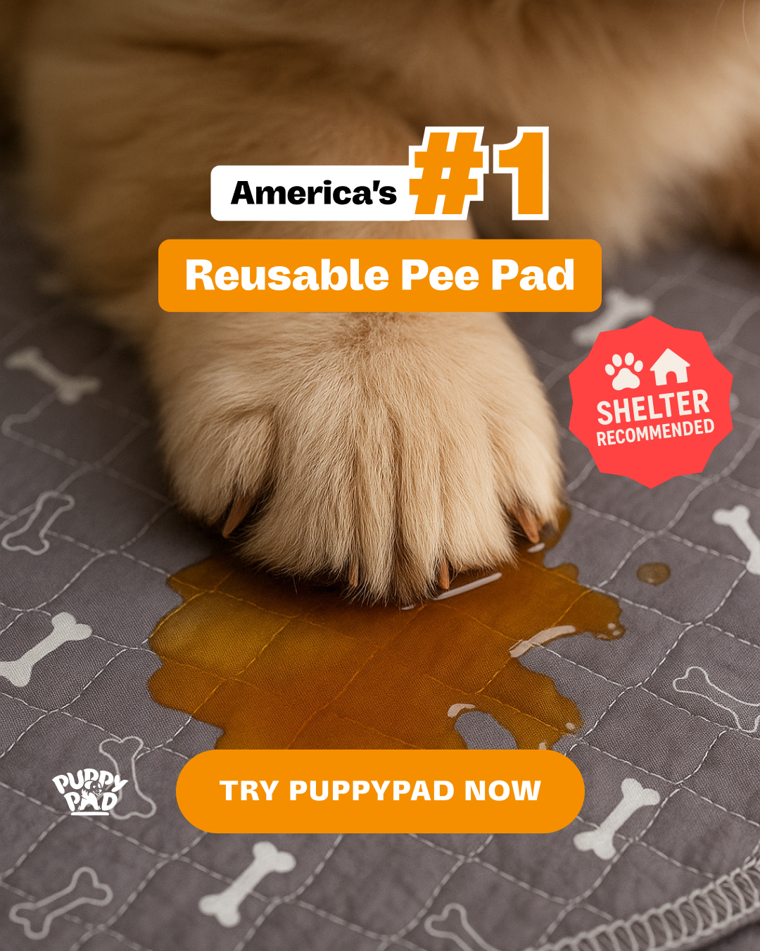 PuppyPad Facebook ad