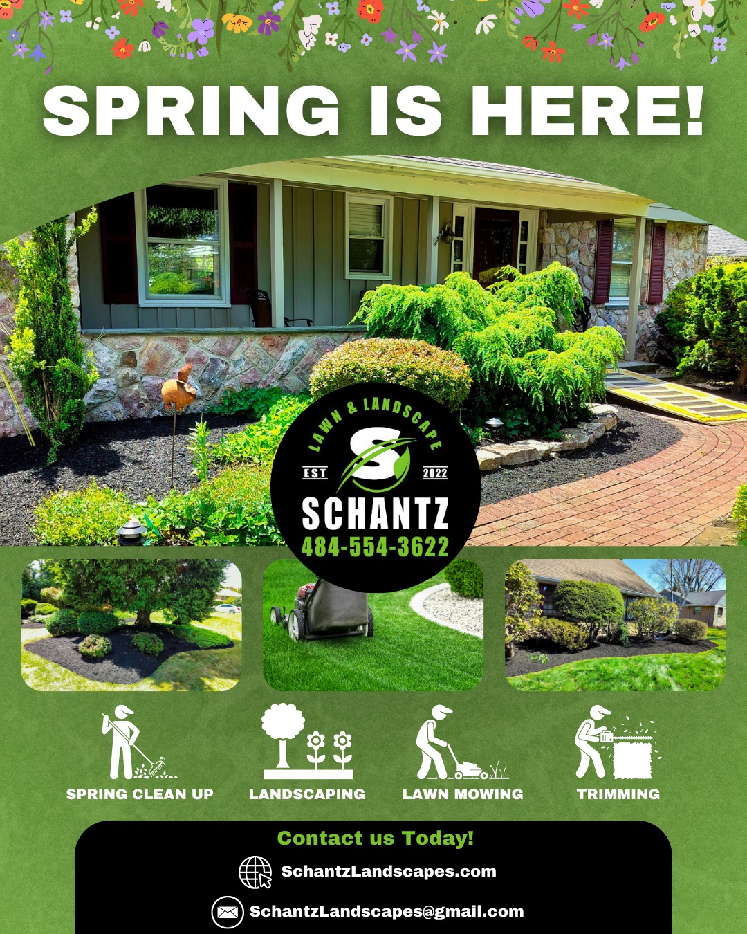 Schantz Lawn And Landscape Facebook ad