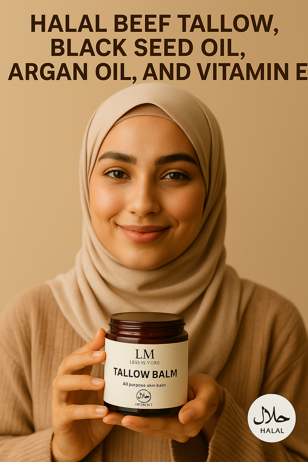 Lessismore.Skincare Facebook ad: Pure Care for Glowing Skin