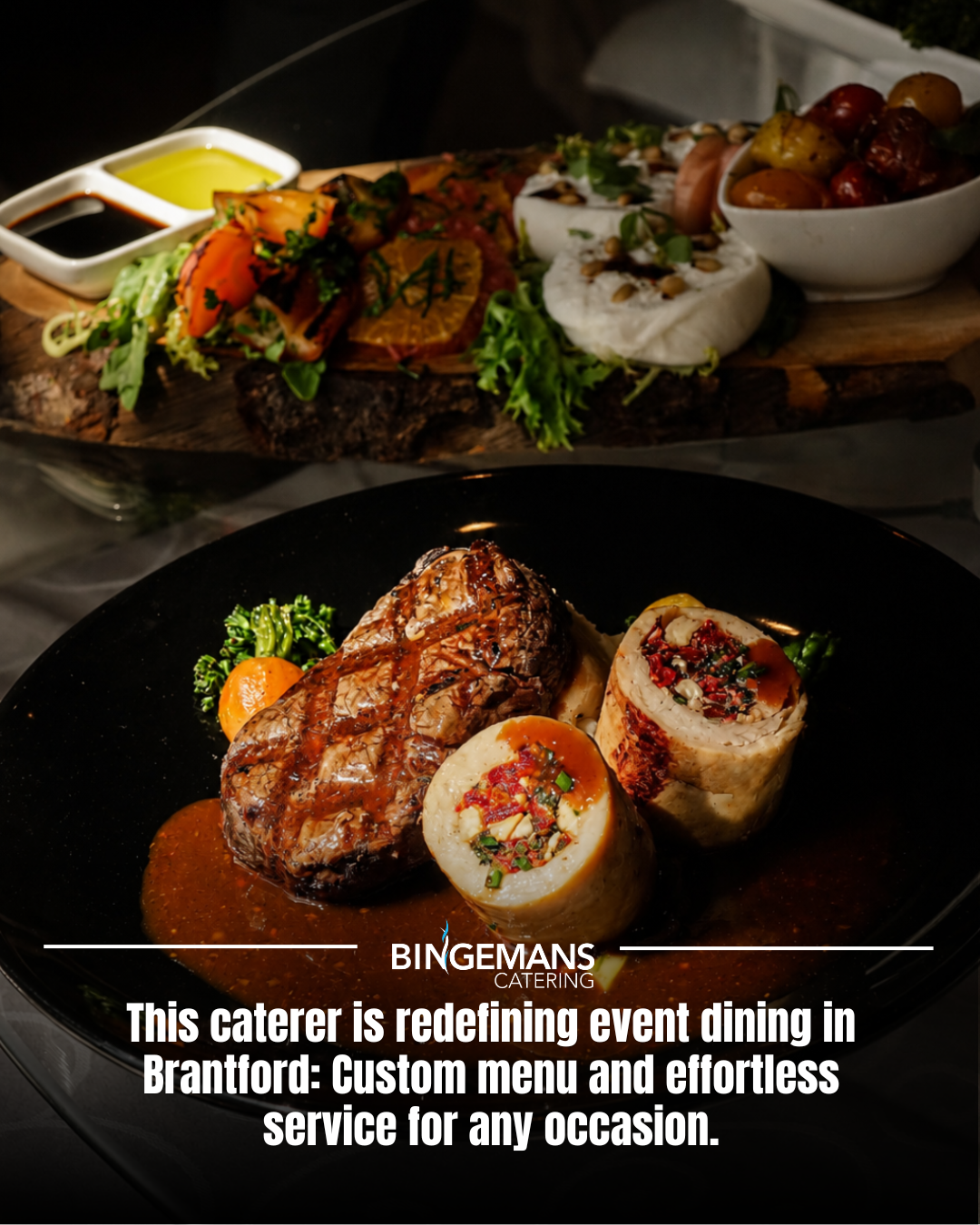 Bingemans Catering Facebook ad: Flawless Catering, Made Simple.