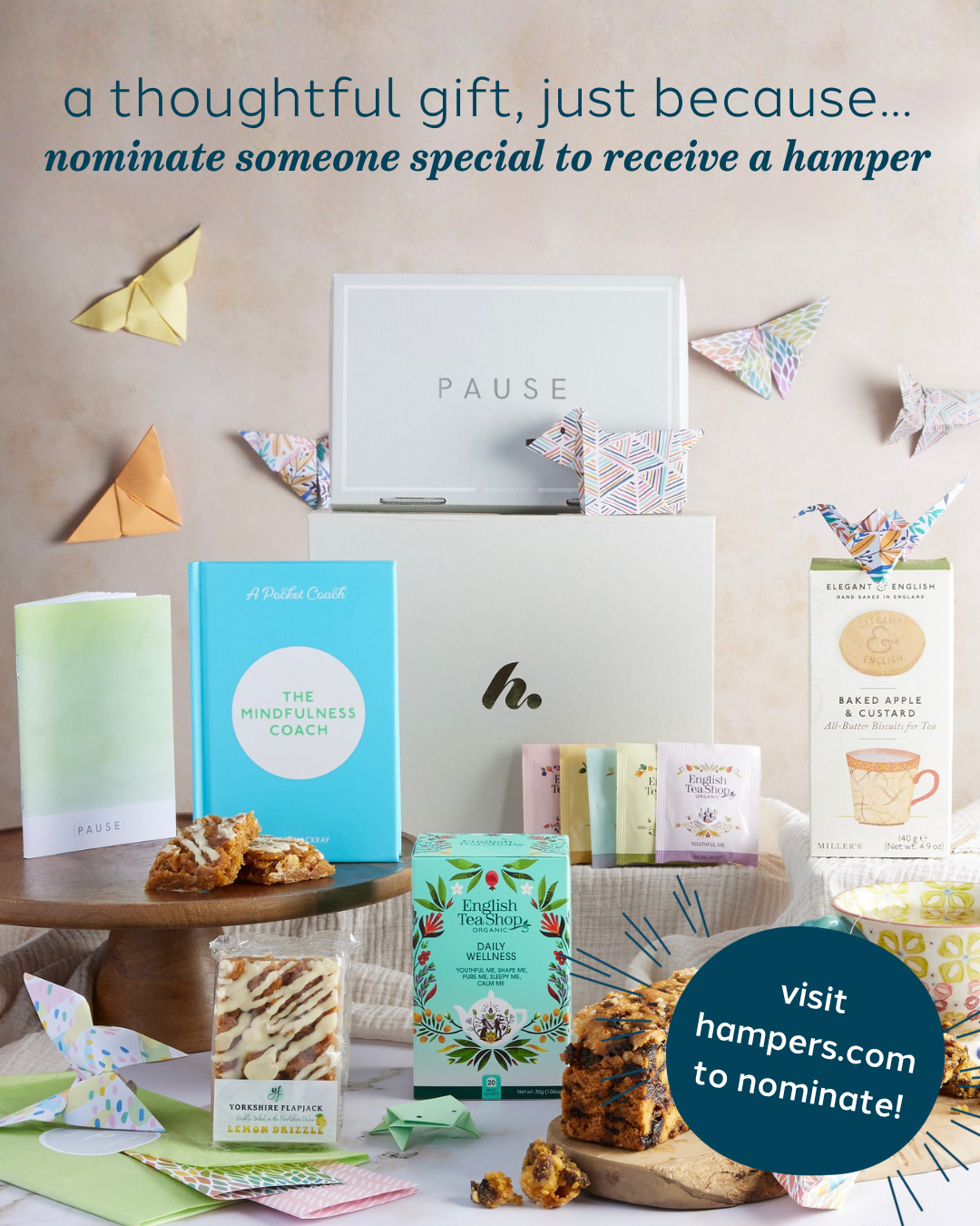 hampers.com Facebook ad: Nominate Someone Special Today