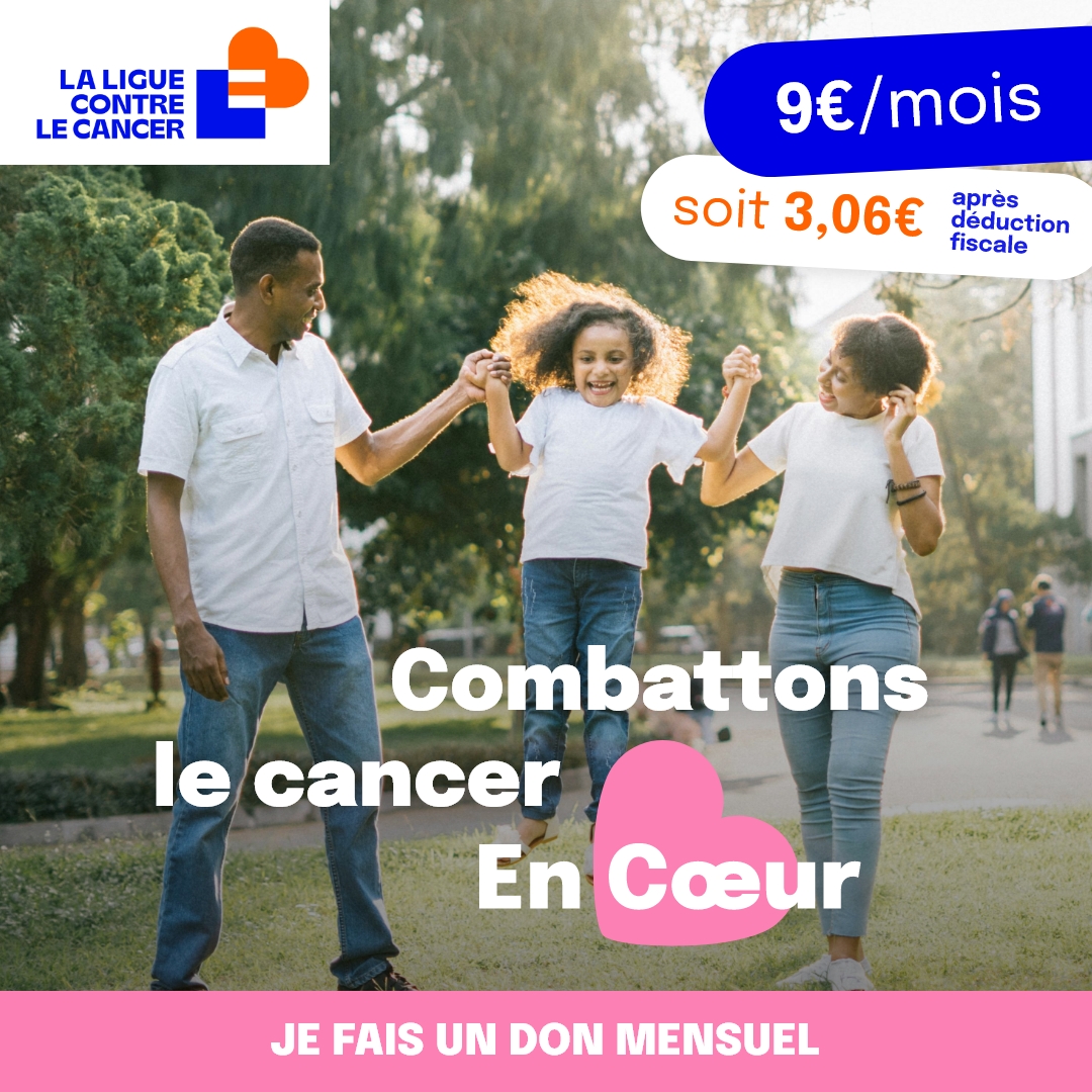 La Ligue contre le cancer Facebook ad