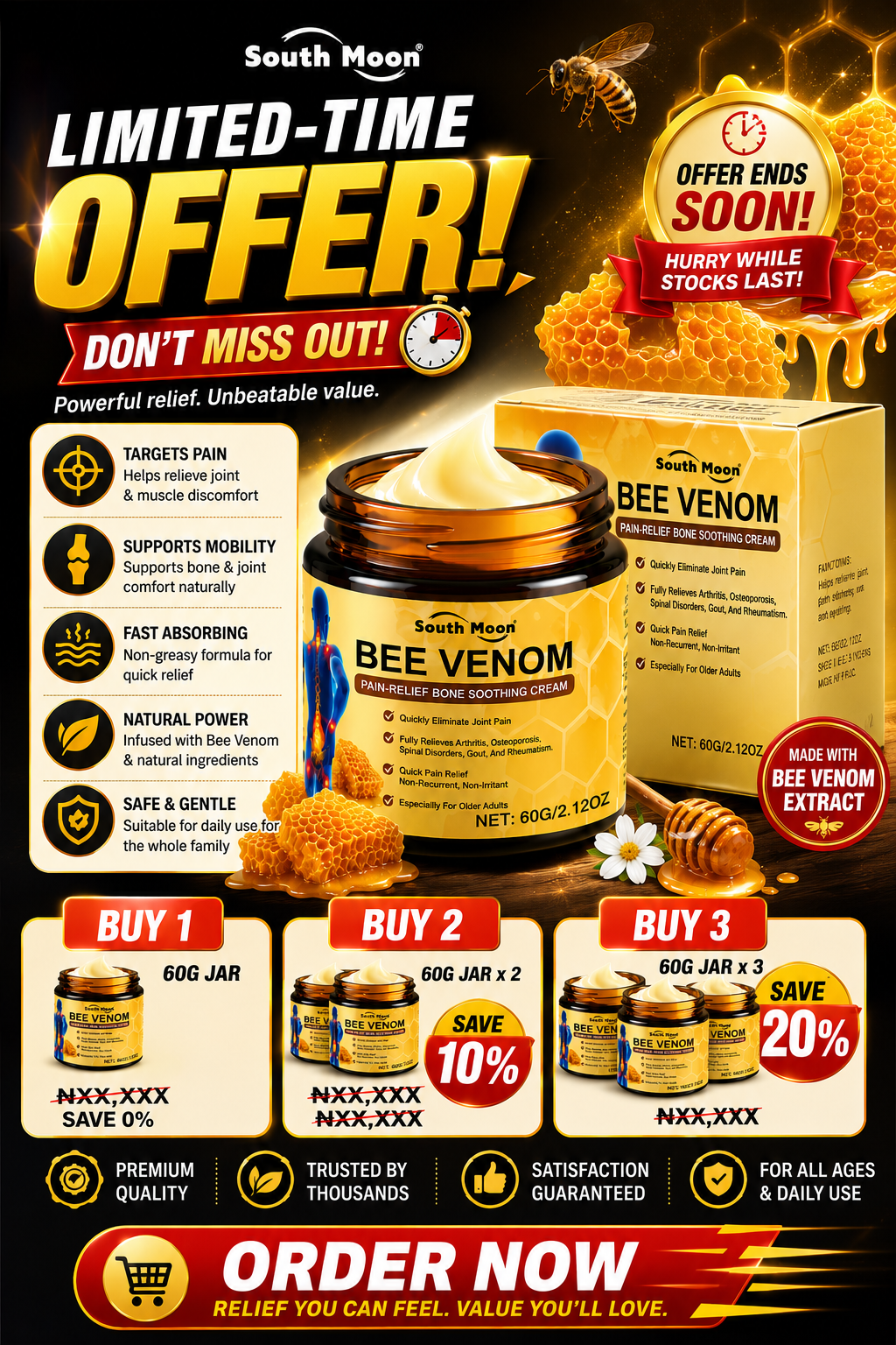 PainCare Relief Facebook ad: Tired of Joint and Bone Pain?