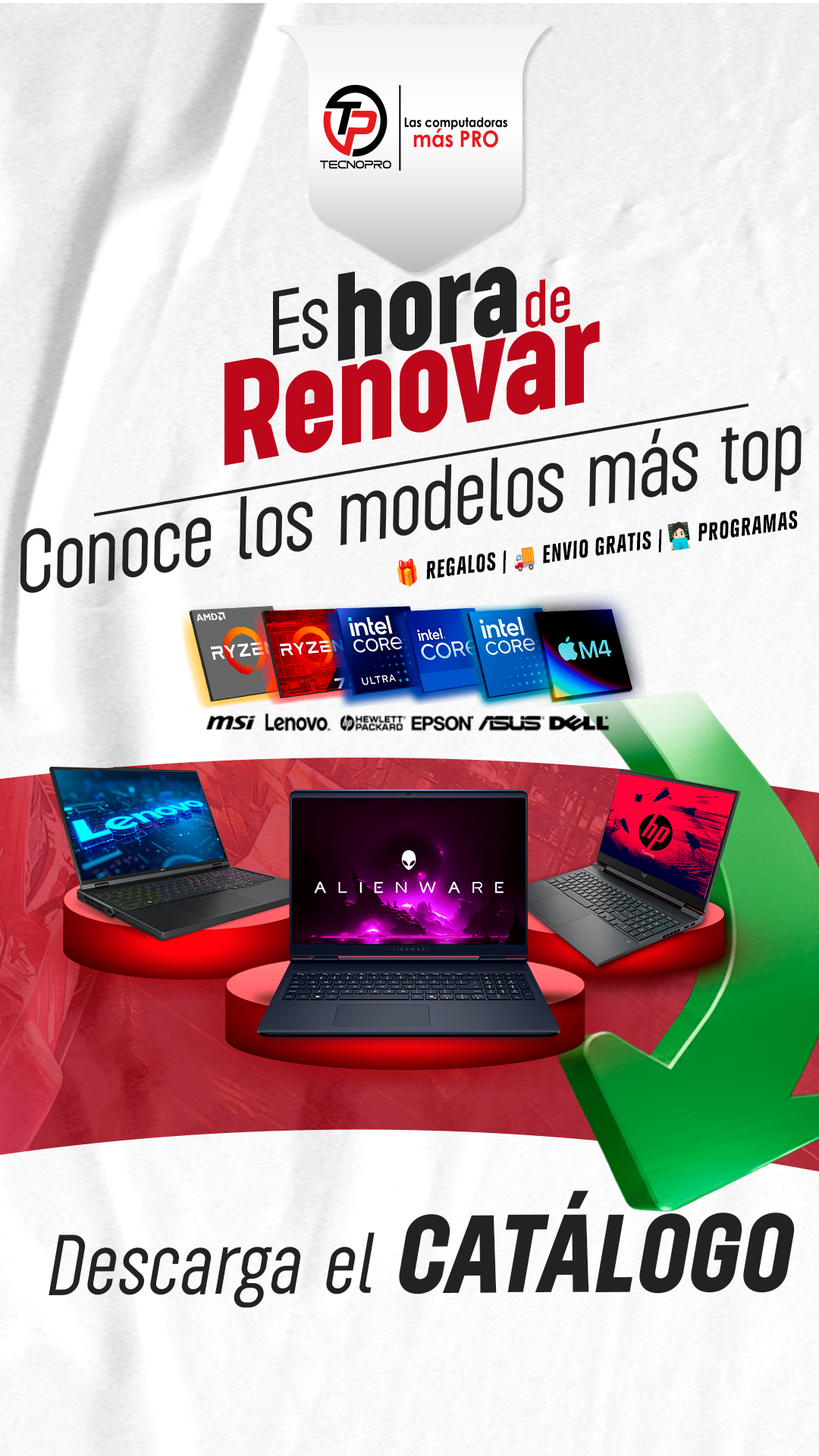 TecnoPro Facebook ad from Apr 9, 2026