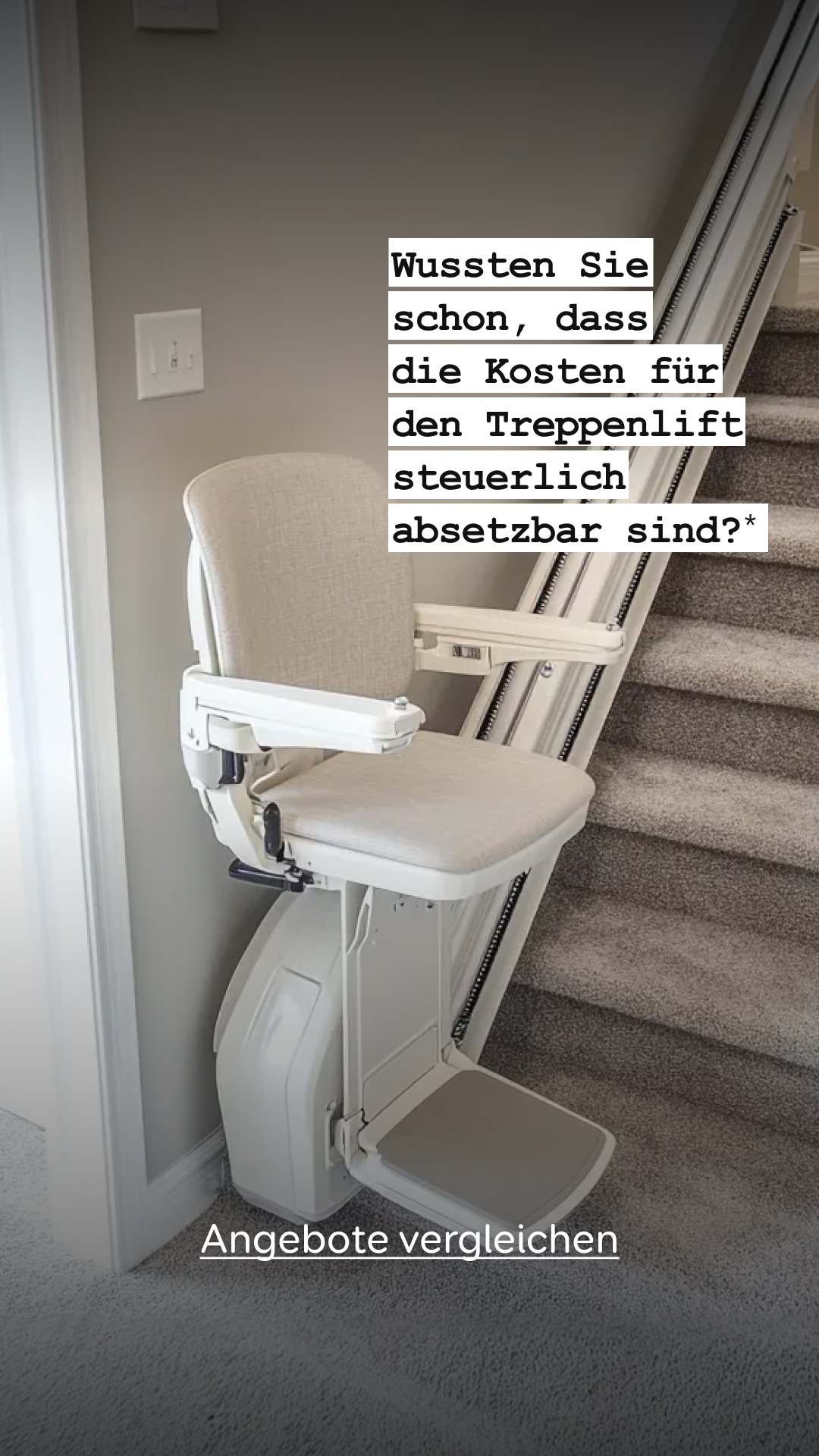 Aroundhome - Treppenlift Facebook ad