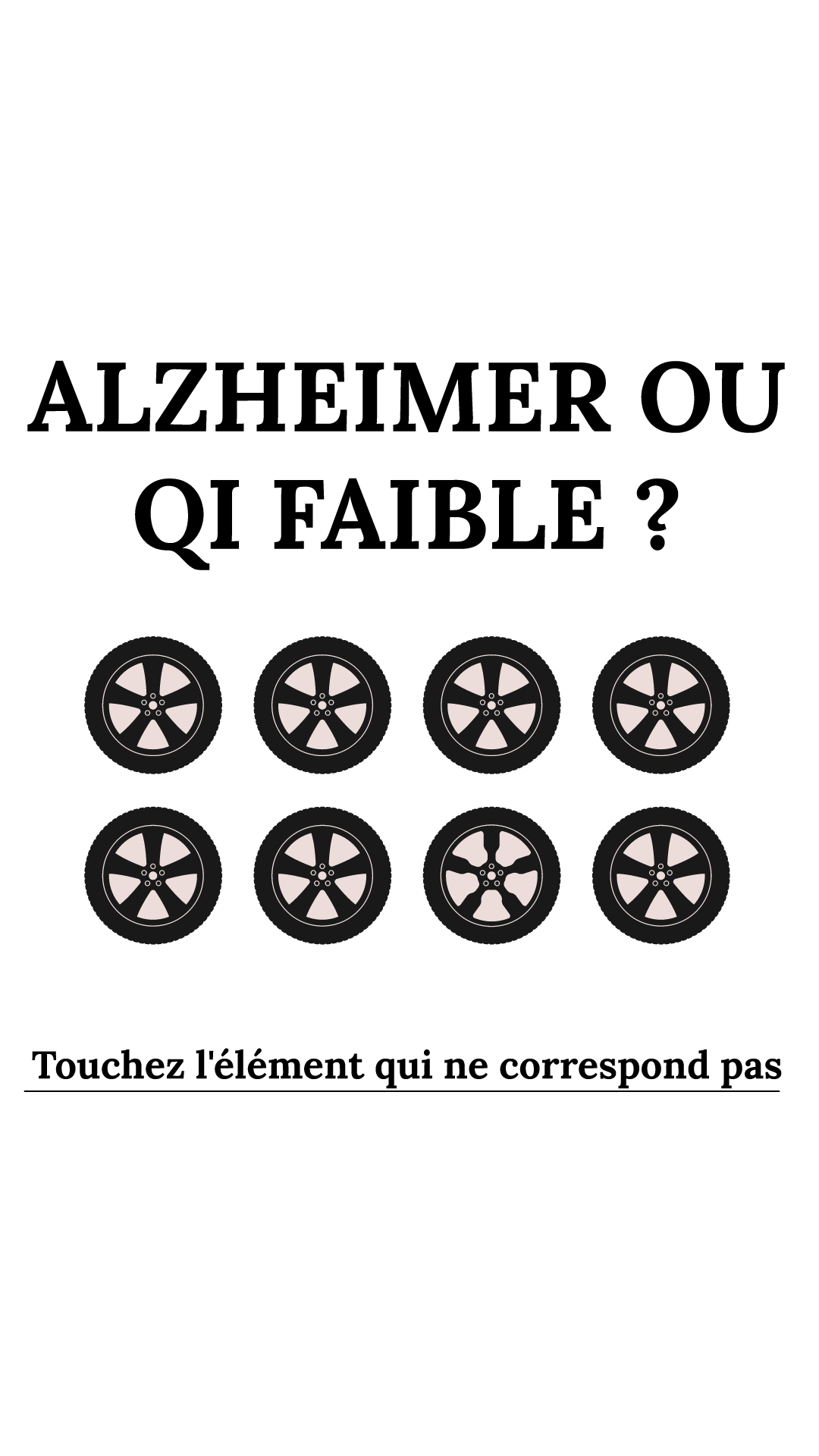 International IQ test Facebook ad