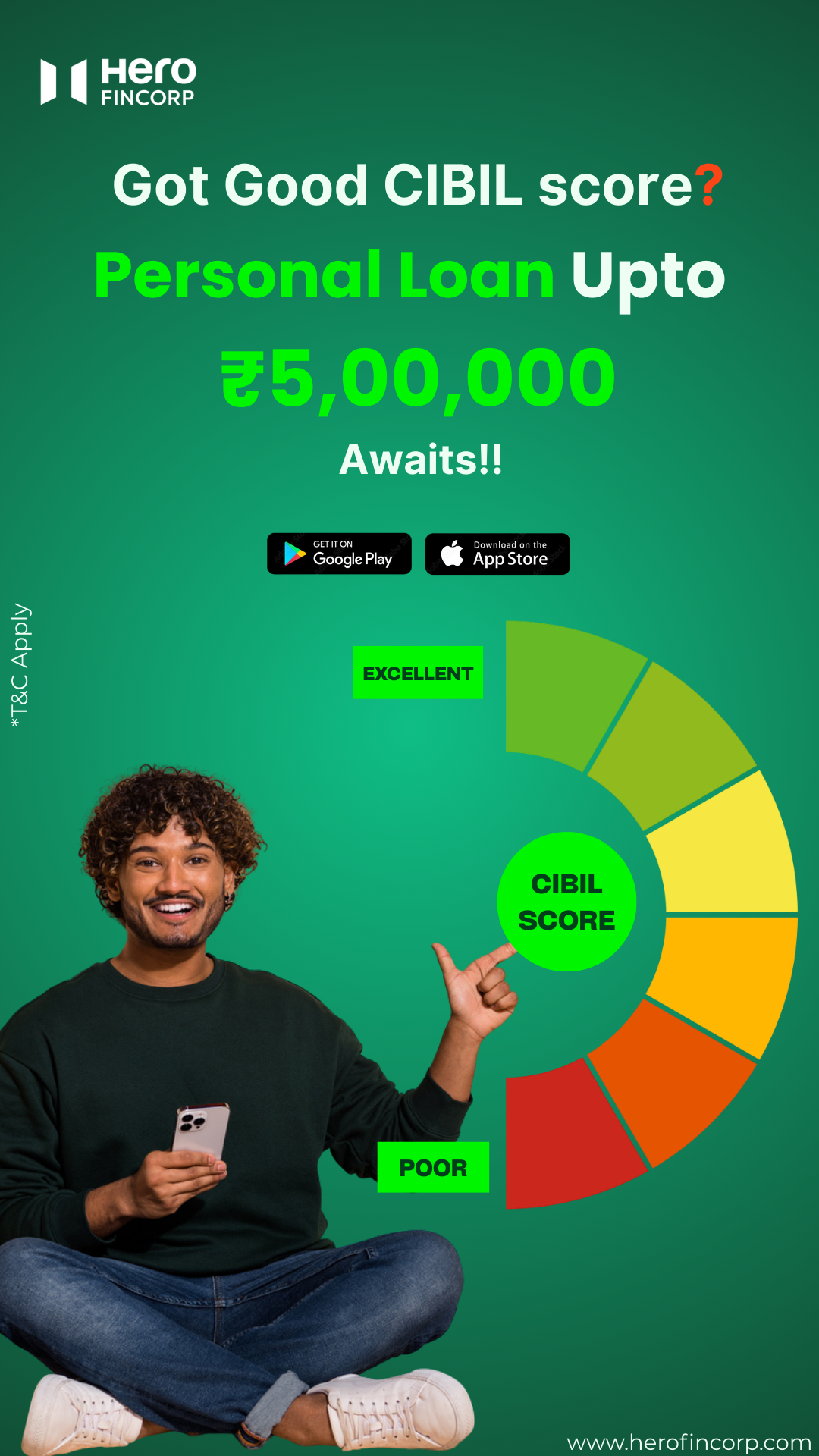 Hero FinCorp Facebook ad