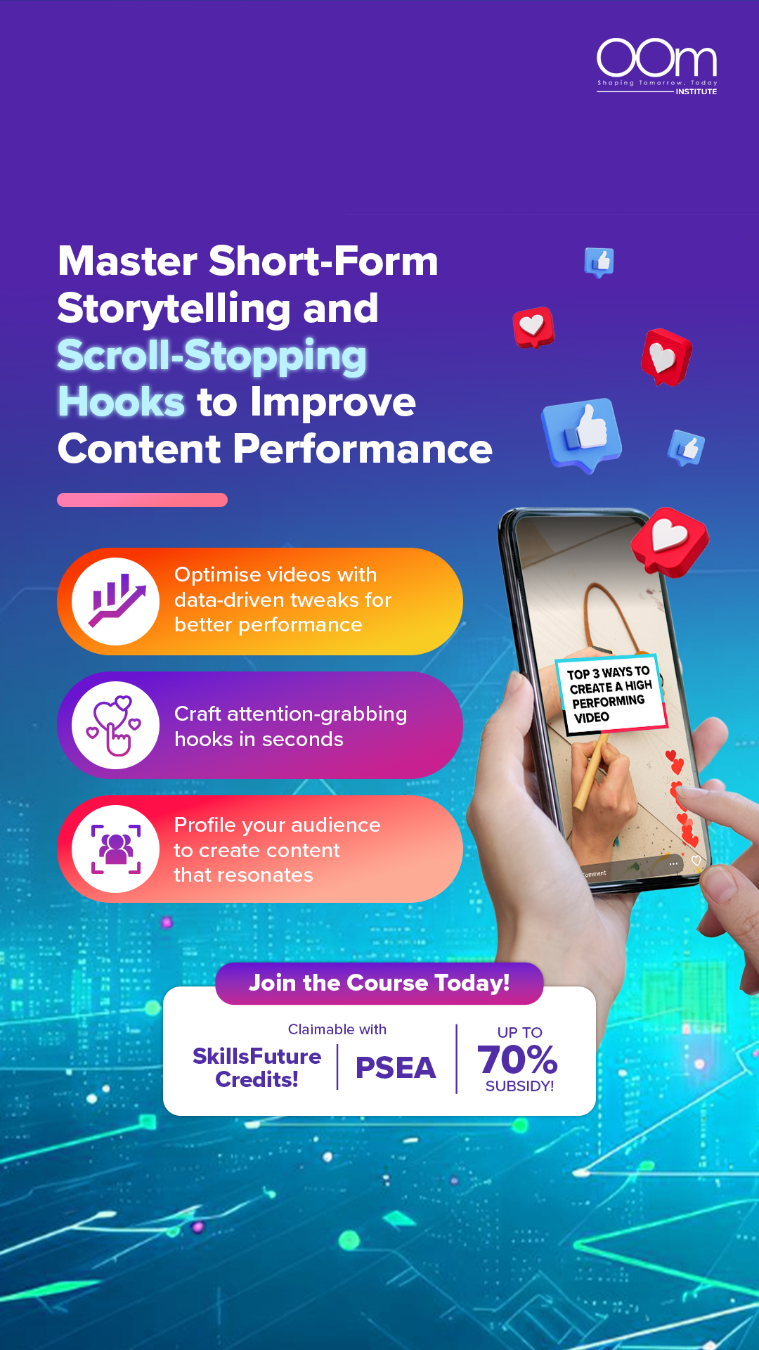 OOm Digital, Tech & AI Institute Facebook ad