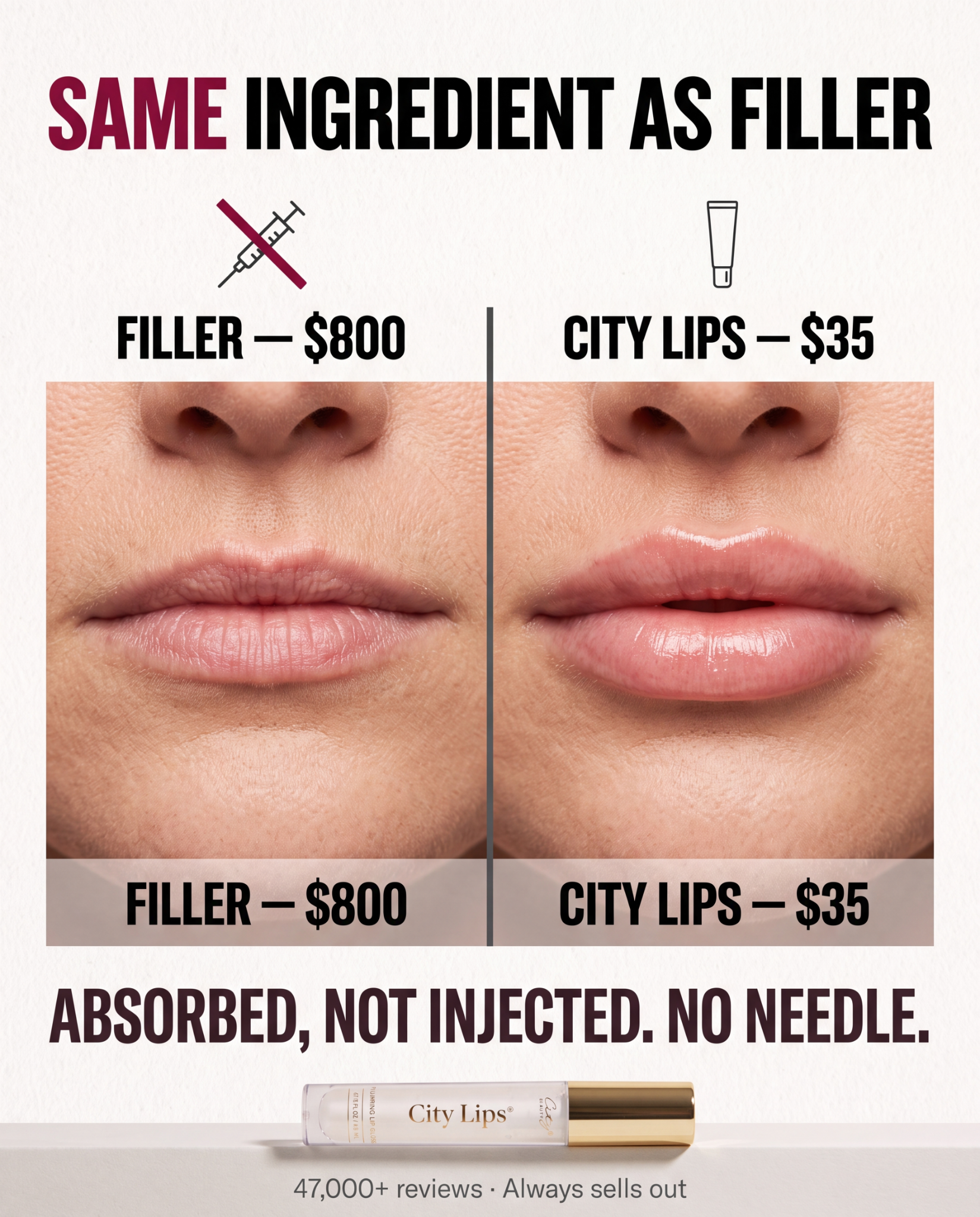 City Beauty Facebook ad