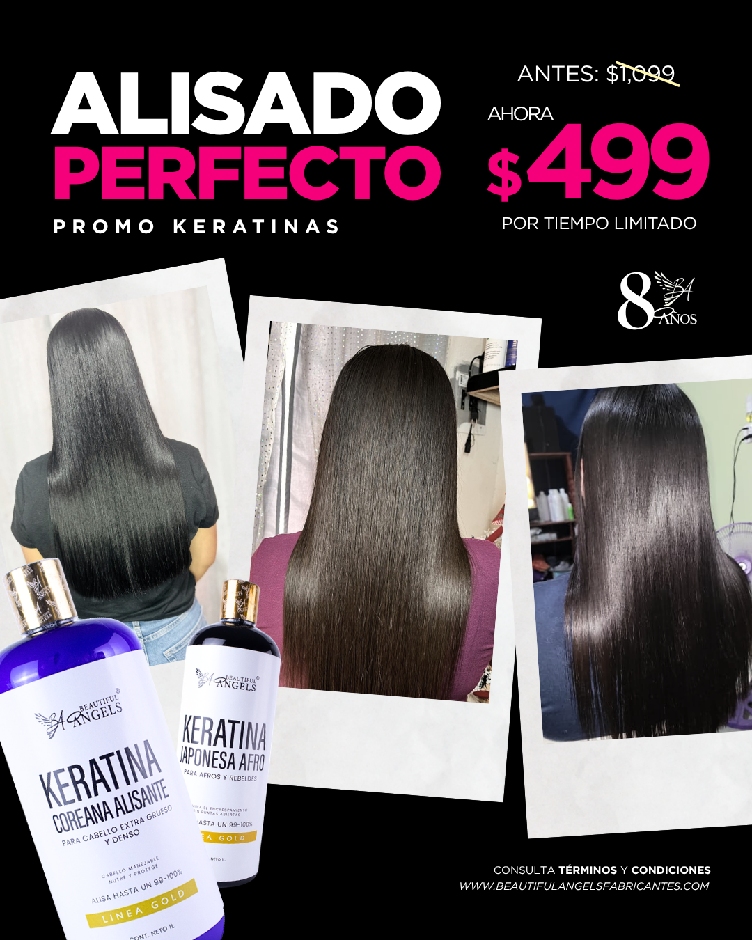 Beautiful Angels Facebook ad: Resultados que se notan desde la primera aplicación.