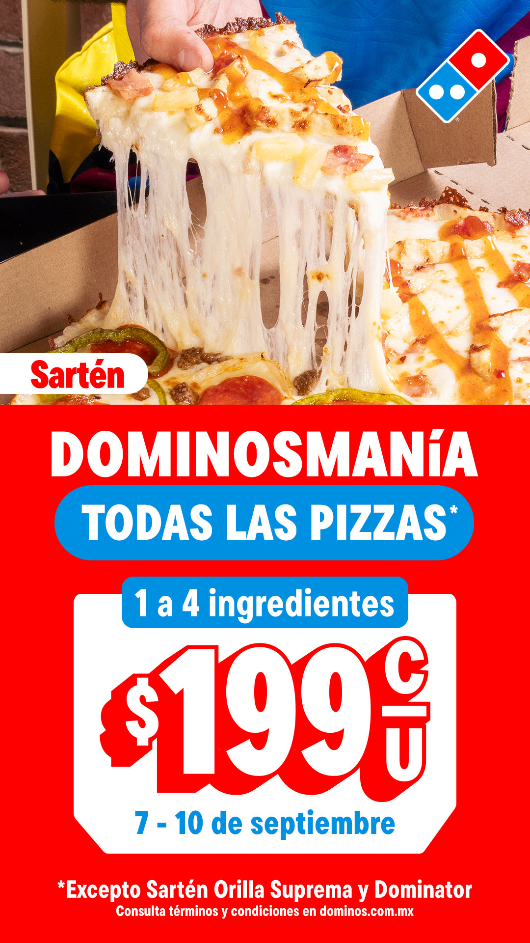 Domino's Mx Facebook ad