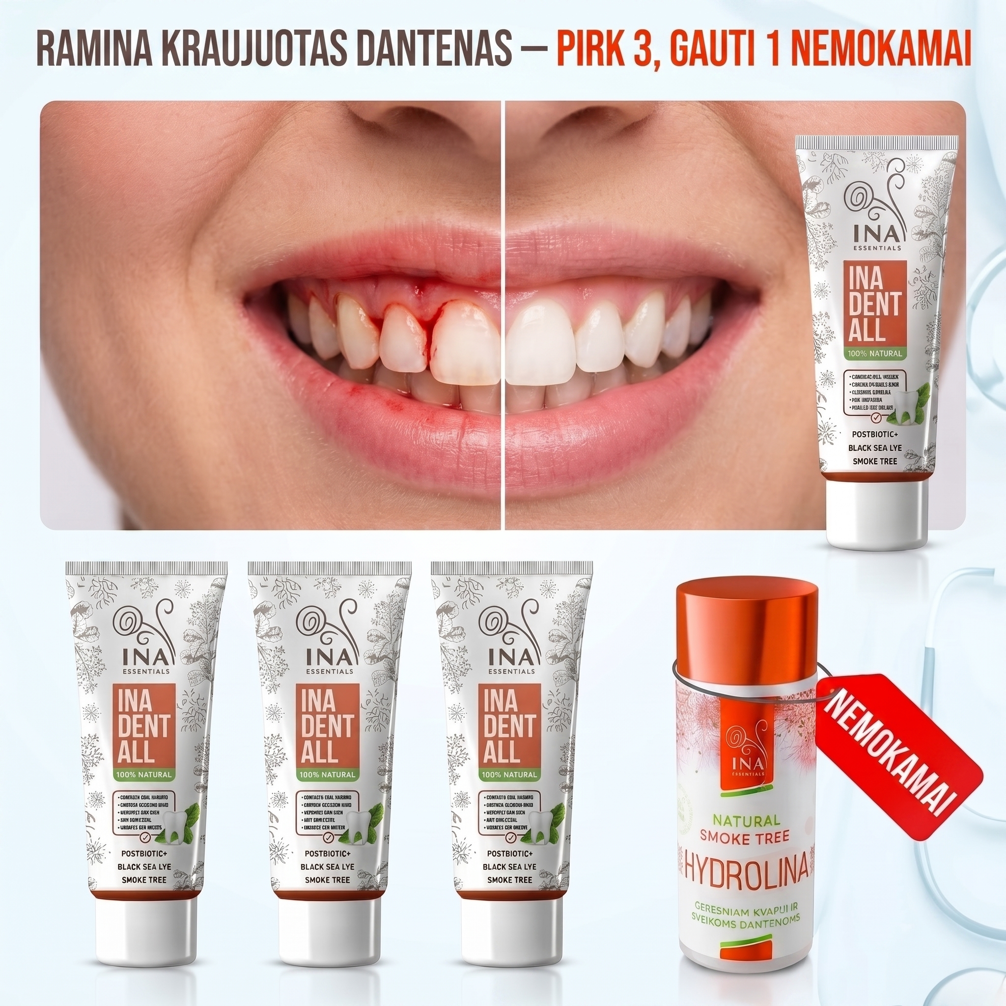 Šeimos Organinė Kosmetika - InaEssentials.lt Facebook ad