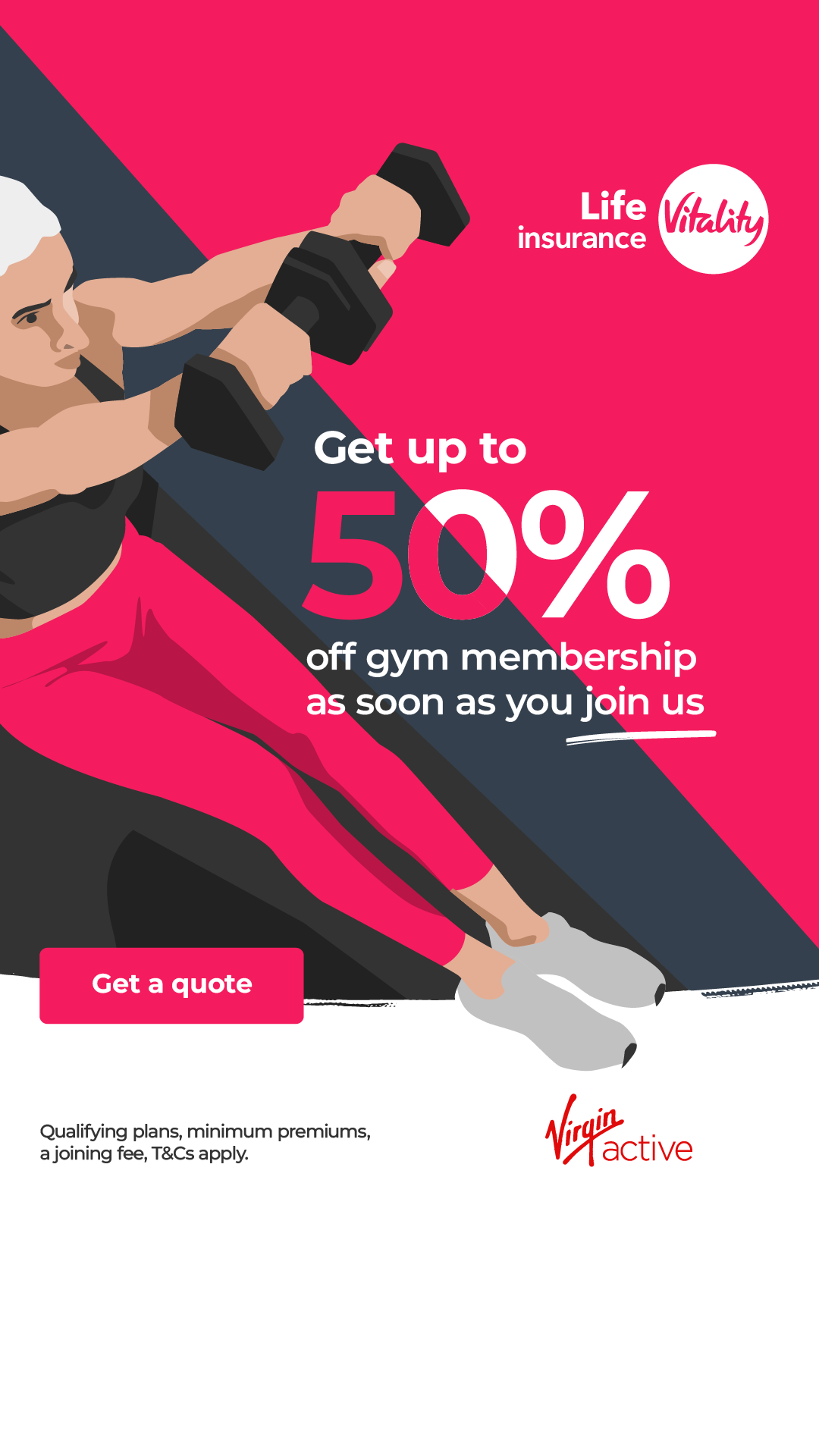 Vitality UK Facebook ad