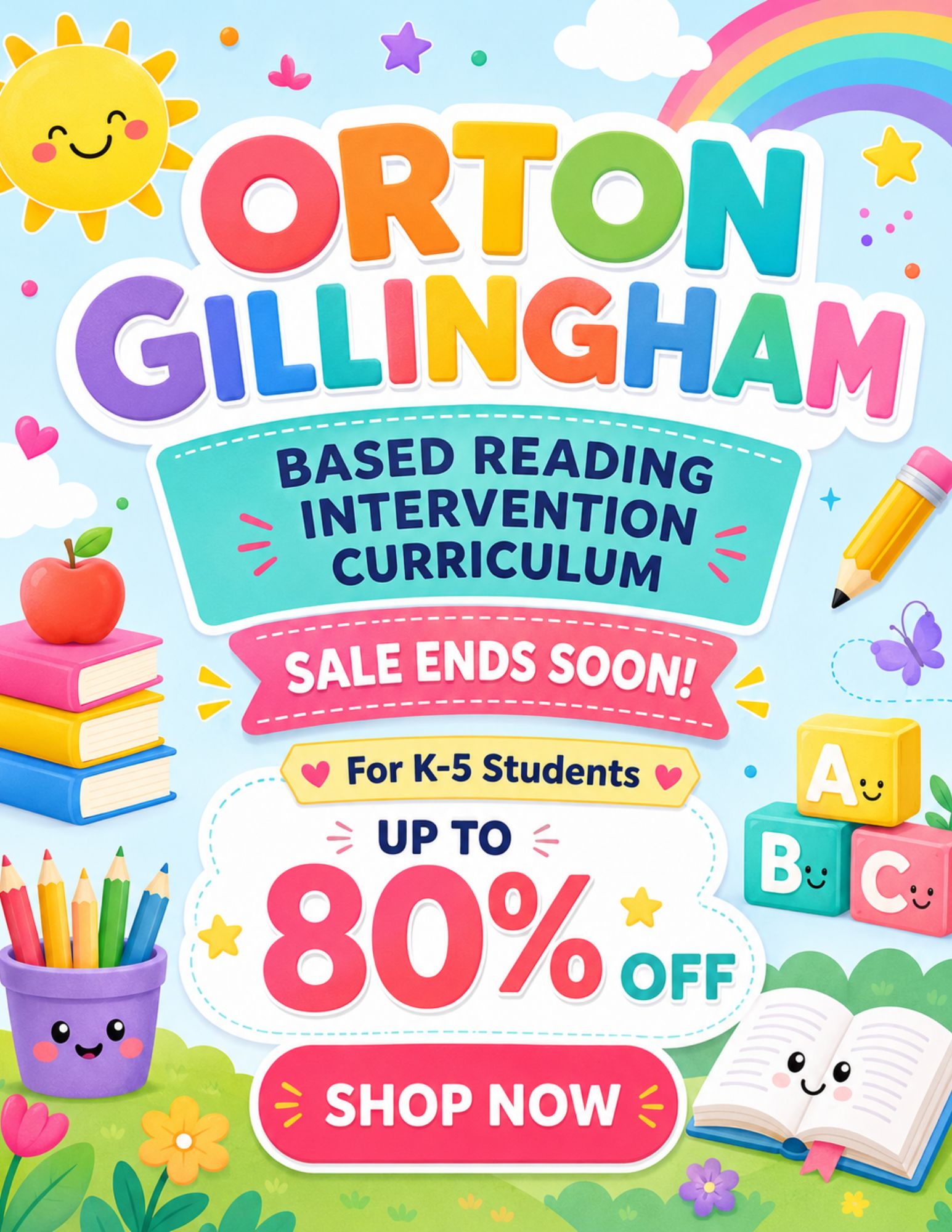 Budding Brains Books Facebook ad: Sale Ends Soon