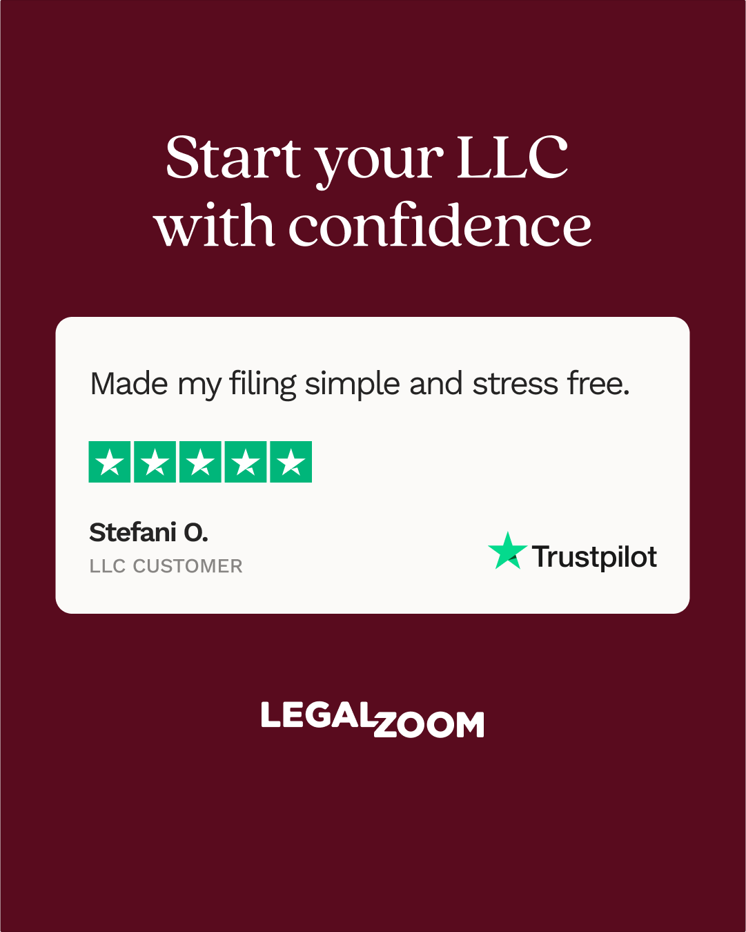 LegalZoom Facebook ad