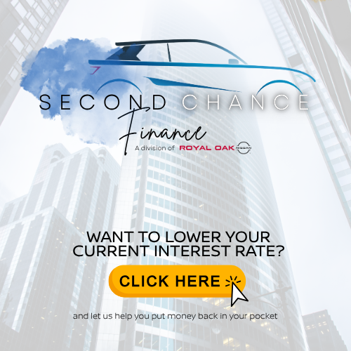 Royal Oak Nissan Facebook ad: Refinance YOUR Vehicle