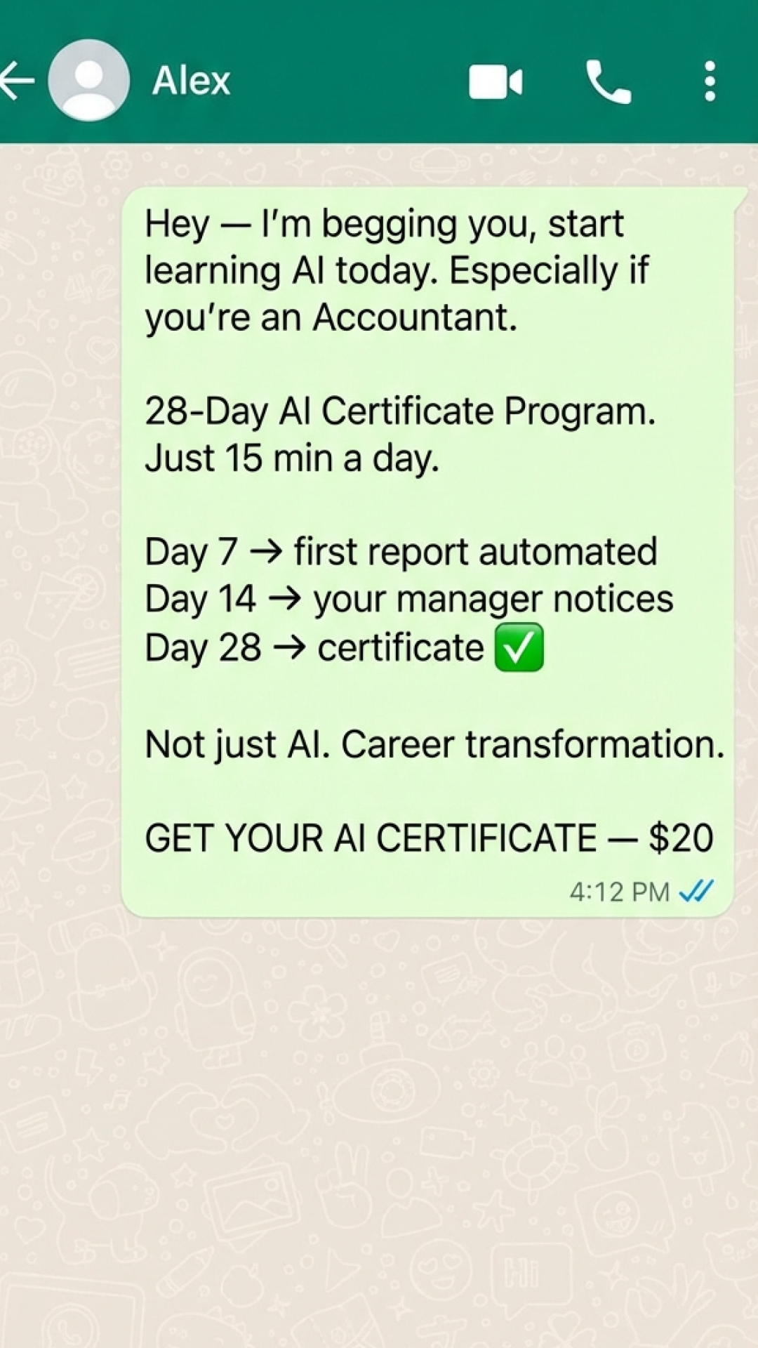 Coursiv Facebook ad
