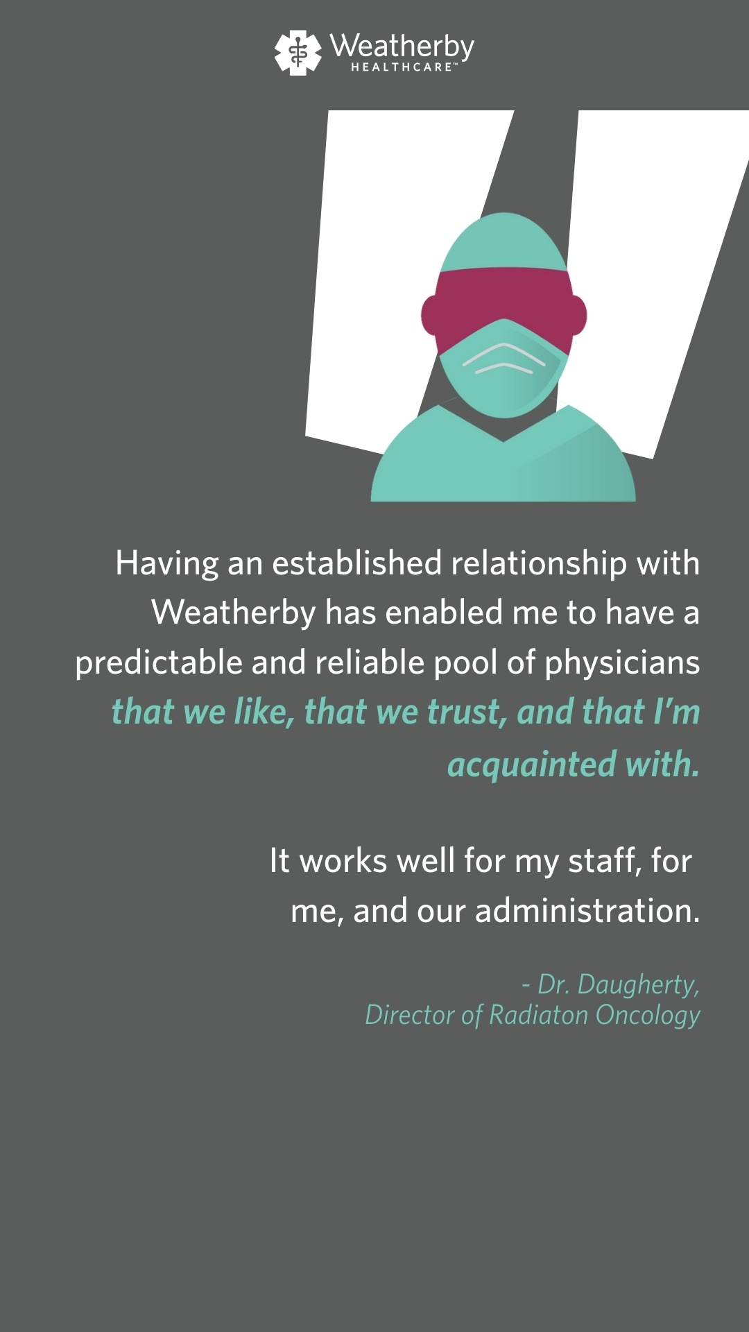 Weatherby Healthcare Facebook ad
