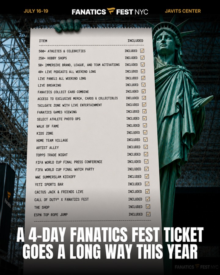 Fanatics Fest Facebook ad: Fanatics Fest 2026