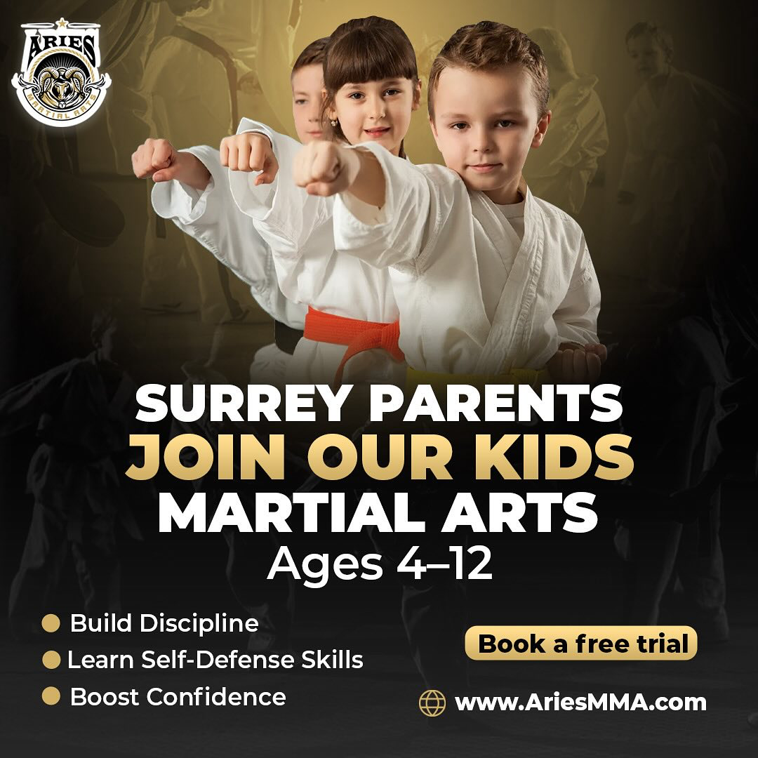 Aries Martial Arts Academy Facebook ad