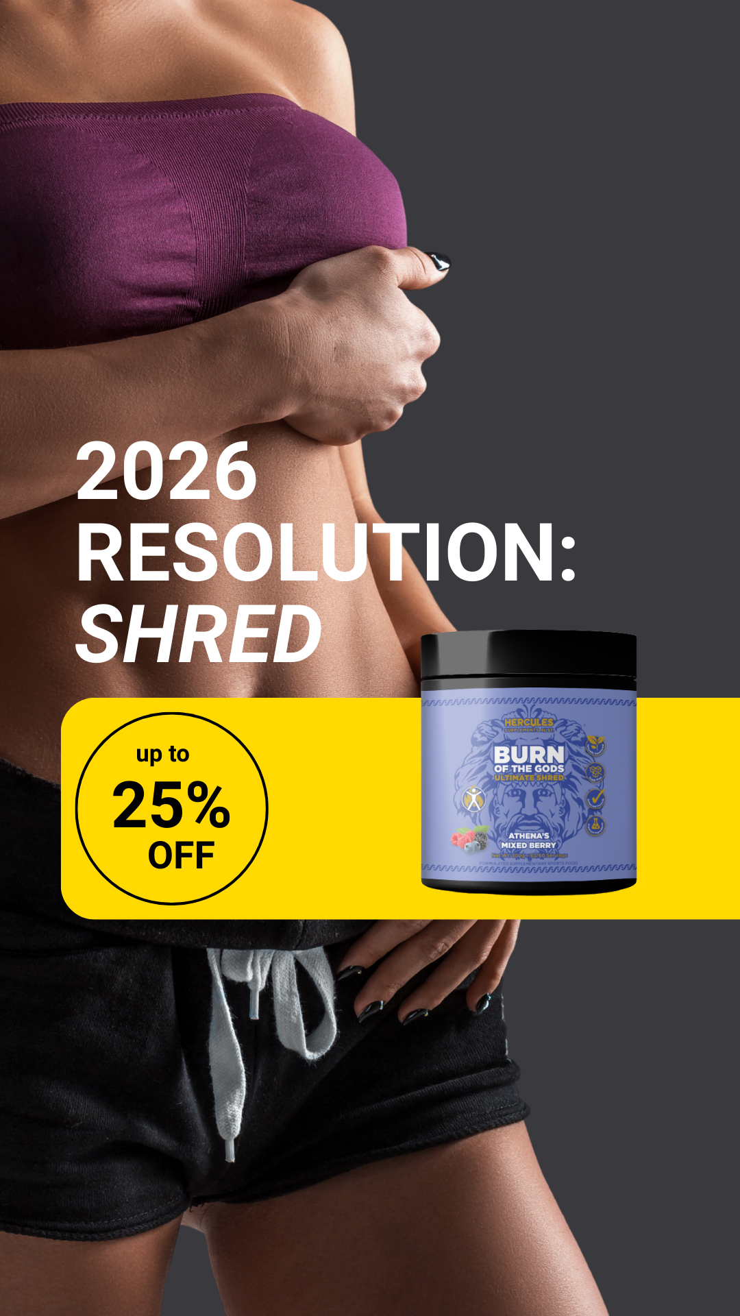 Hercules Supplements Aust Facebook ad