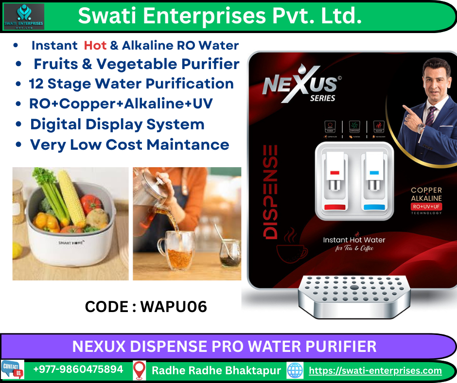 Swati Enterprises Pvt. Ltd. Facebook ad: परिवारको मायाको साँचो सुरक्षा-शुद्ध पानी