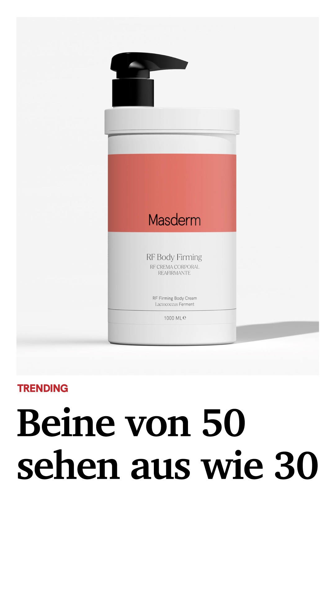 Marie Claire Germany Facebook ad