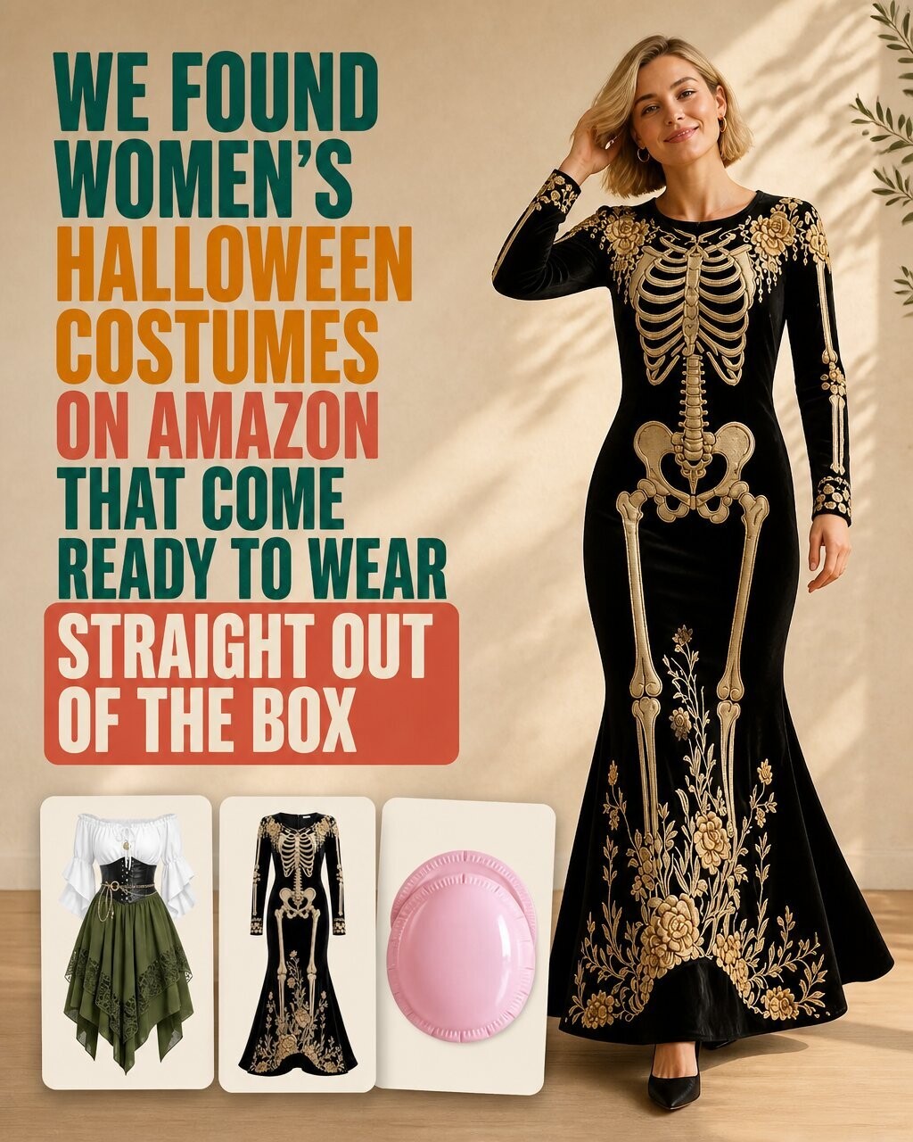 Toptenreviews Shopping Facebook ad: Women's Halloween Costumes Worth Planning Ahead For