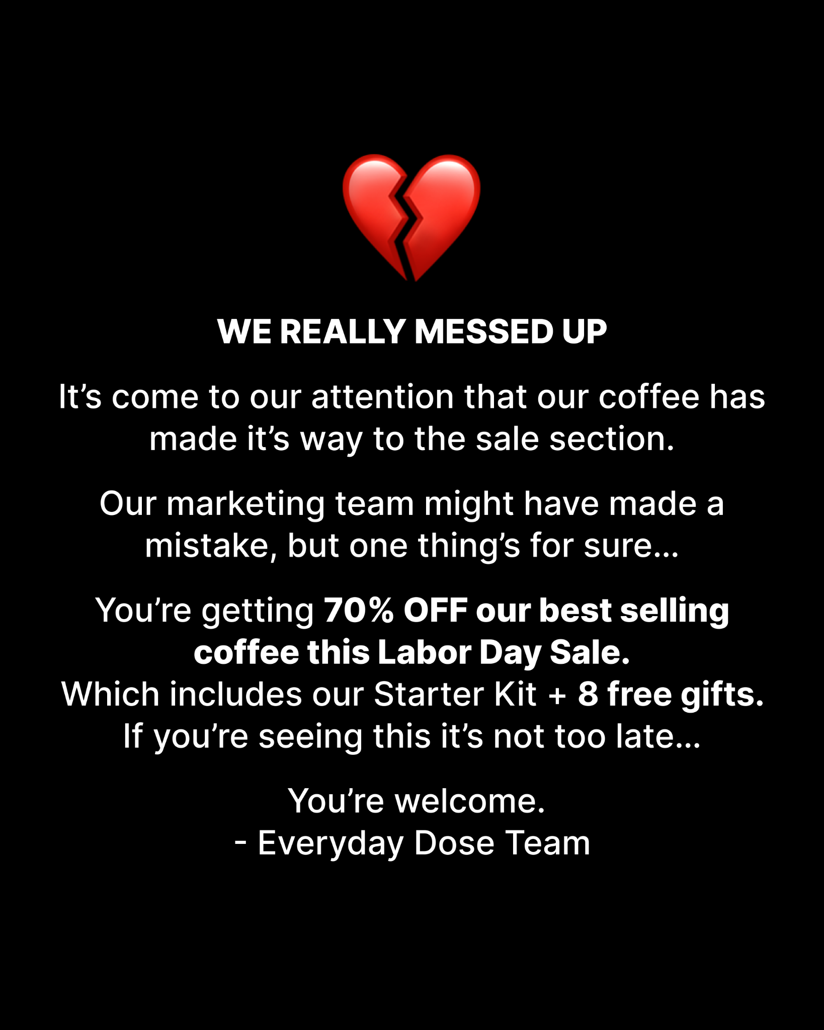 Everyday Dose Facebook ad