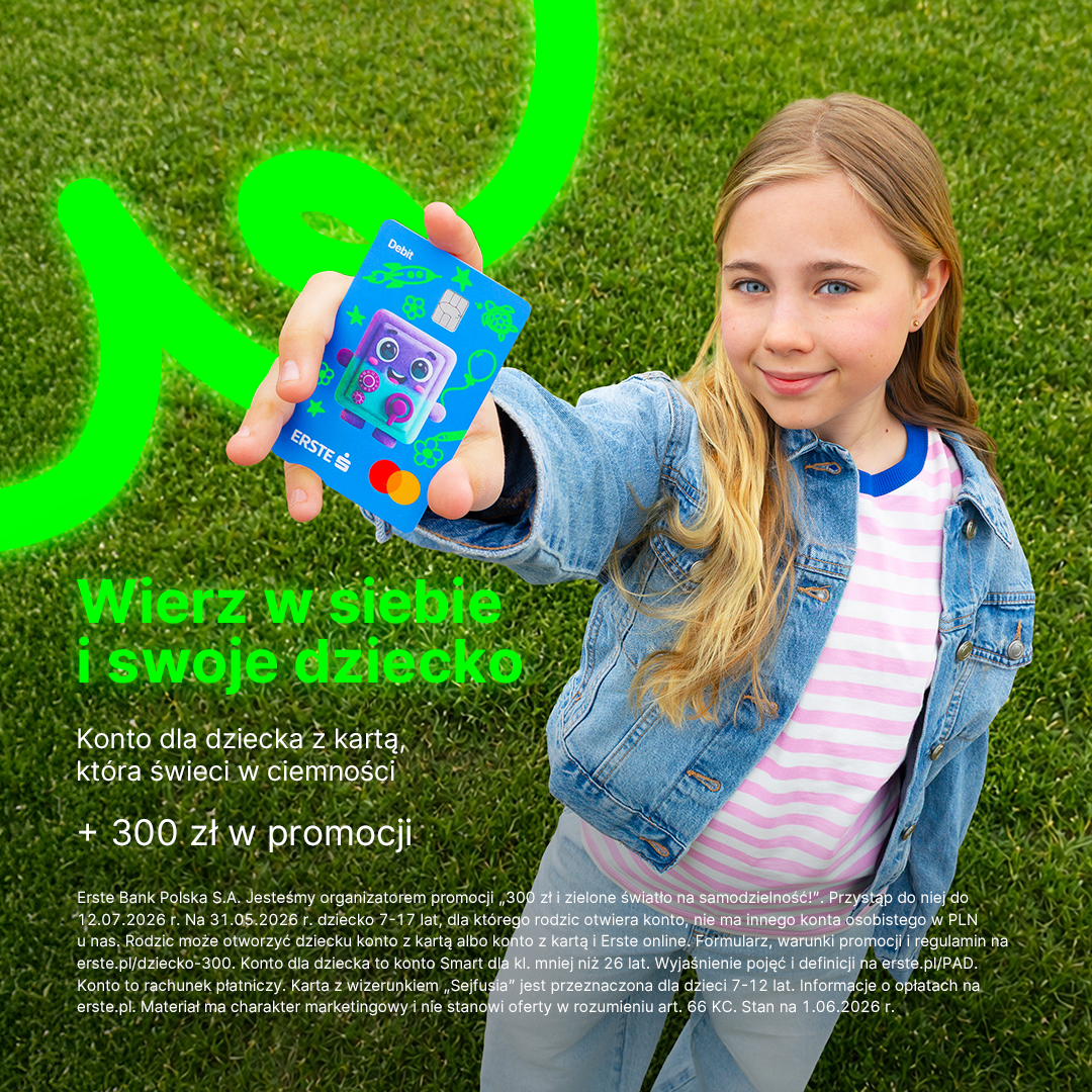 Erste Bank Polska Facebook ad from Jun 12, 2026