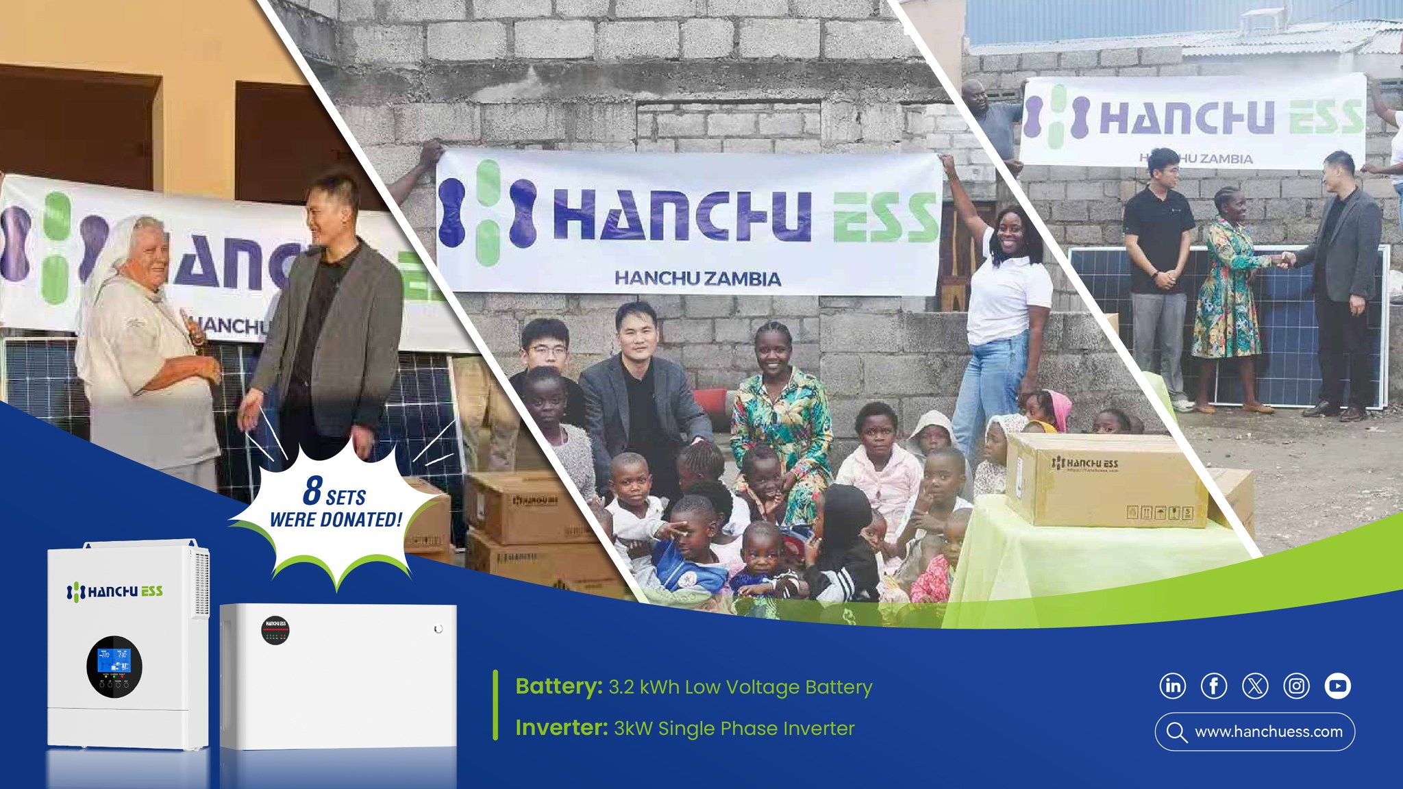 Hanchu Zambia Facebook ad: Empowering Communities with Sustainable Energy Solutions