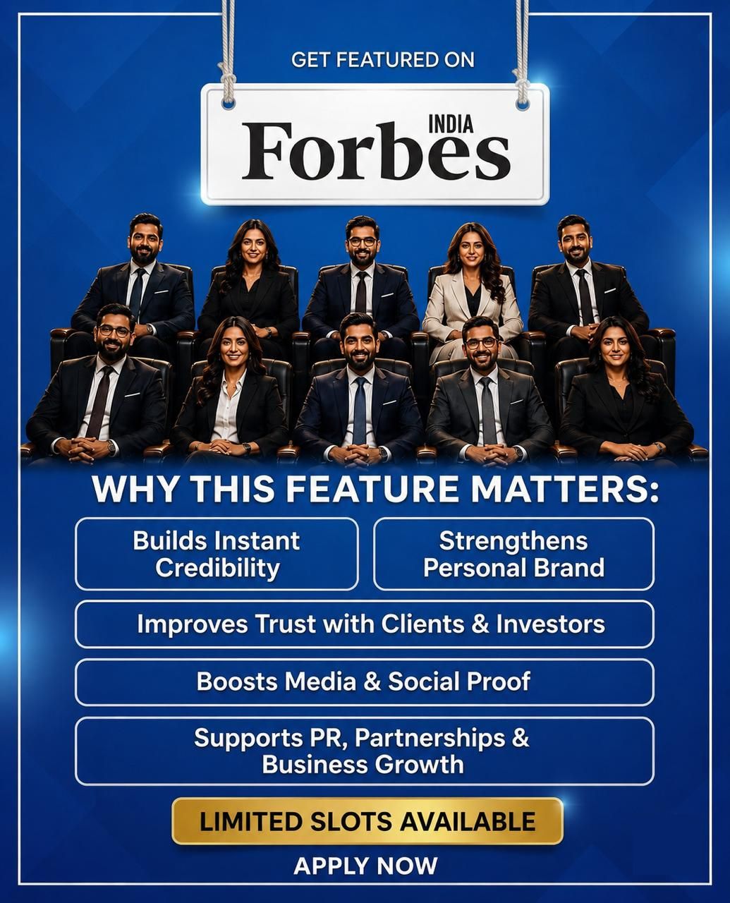 NewsReach Facebook ad: Get Featured in Forbes India