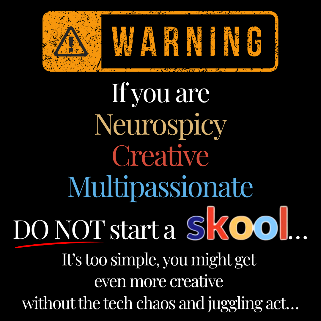 Skool Facebook ad