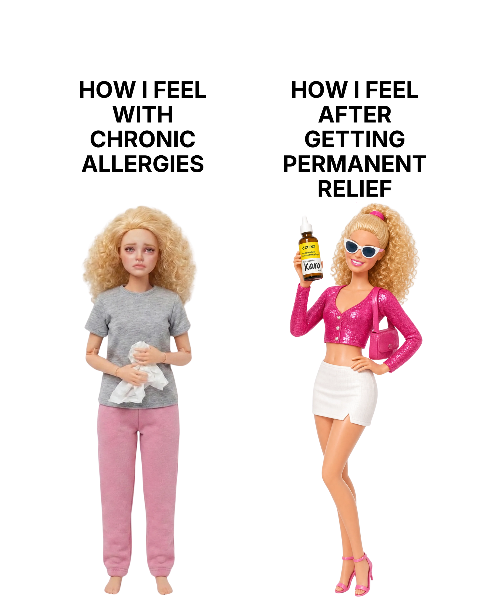 Curex Allergy Facebook ad