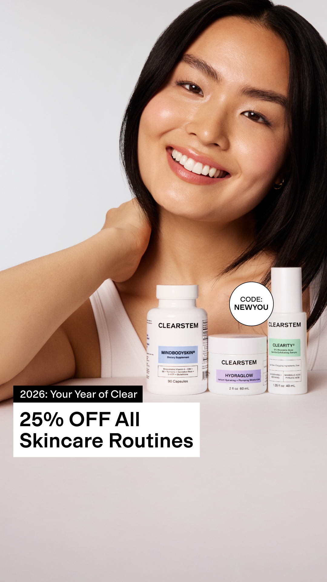 CLEARSTEM Skincare Facebook ad